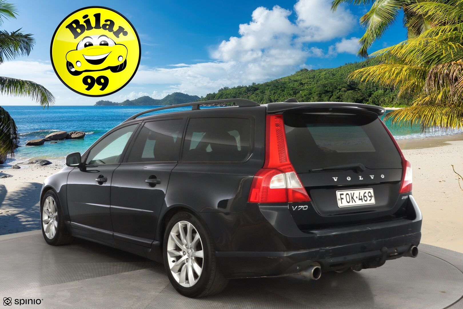 Volvo V70 2010 2,5FT R-Design aut *Vakkari / Koukku / Lohko / Nahat* - Kahdet Volvon alumiinivanteet / Juuri huollettu / Säännöllinen huoltohistoria / Seuraava katsastus 20.2.2026