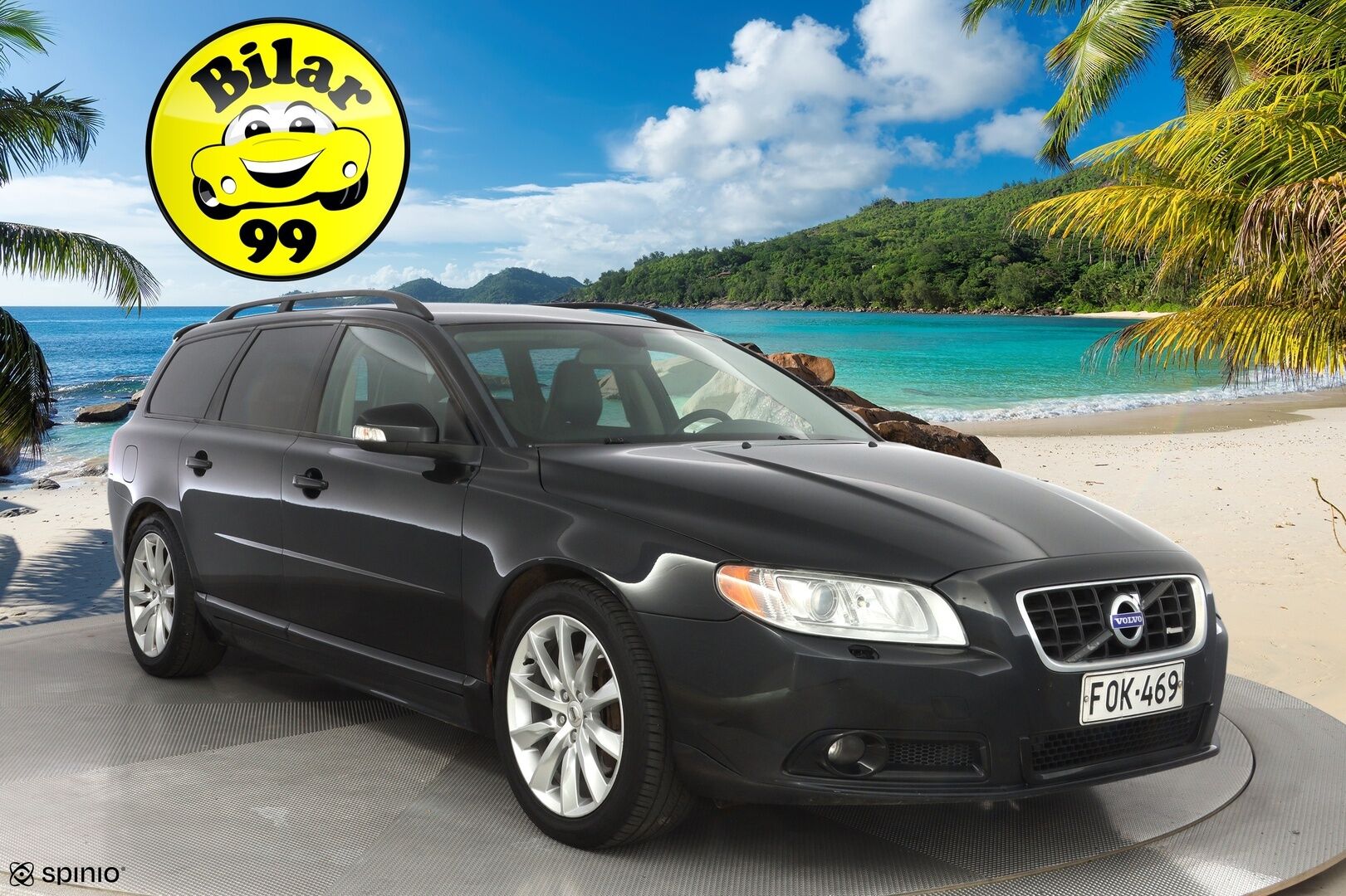Volvo V70 2010 2,5FT R-Design aut *Vakkari / Koukku / Lohko / Nahat* - Kahdet Volvon alumiinivanteet / Juuri huollettu / Säännöllinen huoltohistoria / Seuraava katsastus 20.2.2026