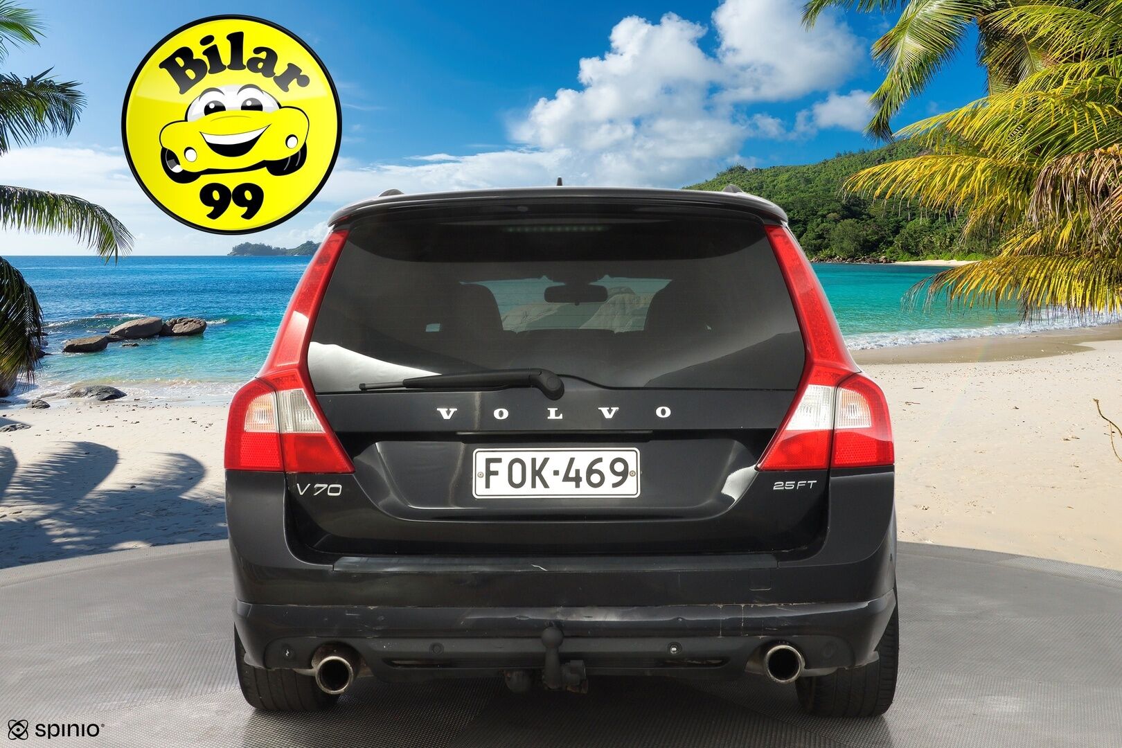Volvo V70 2010 2,5FT R-Design aut *Vakkari / Koukku / Lohko / Nahat* - Kahdet Volvon alumiinivanteet / Juuri huollettu / Säännöllinen huoltohistoria / Seuraava katsastus 20.2.2026