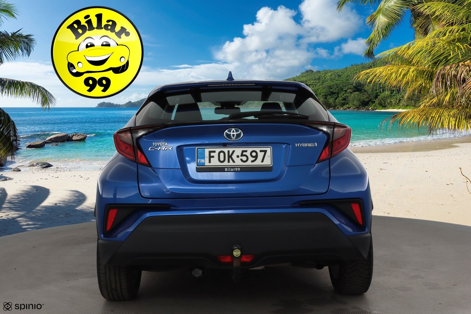 Toyota C-HR 2020 1,8 Hybrid Business * 1.Om Suomi-auto / ACC / P.kamera / LED / Navi / Koukku / KeylessGo * - Kahdet renkaat aluvanteilla - Osta nyt, maksa vasta ensi vuonna