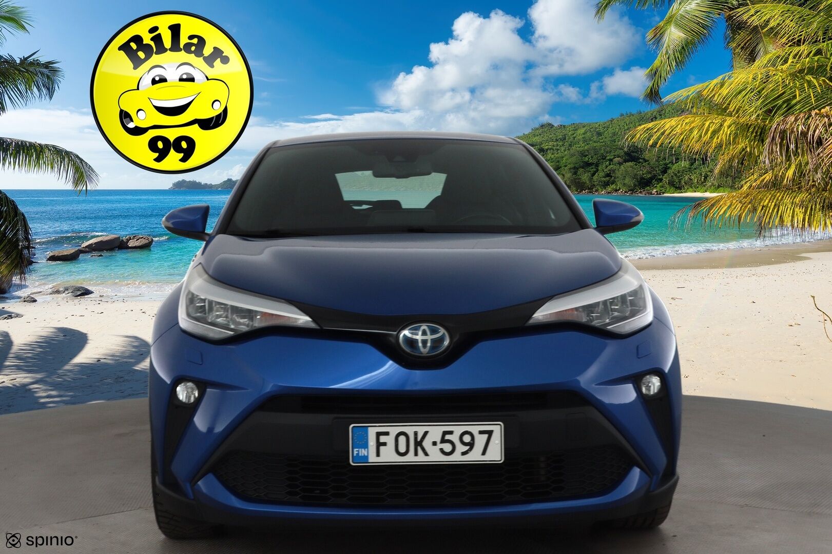 Toyota C-HR 2020 1,8 Hybrid Business * 1.Om Suomi-auto / ACC / P.kamera / LED / Navi / Koukku / KeylessGo * - Kahdet renkaat aluvanteilla - Osta nyt, maksa vasta ensi vuonna