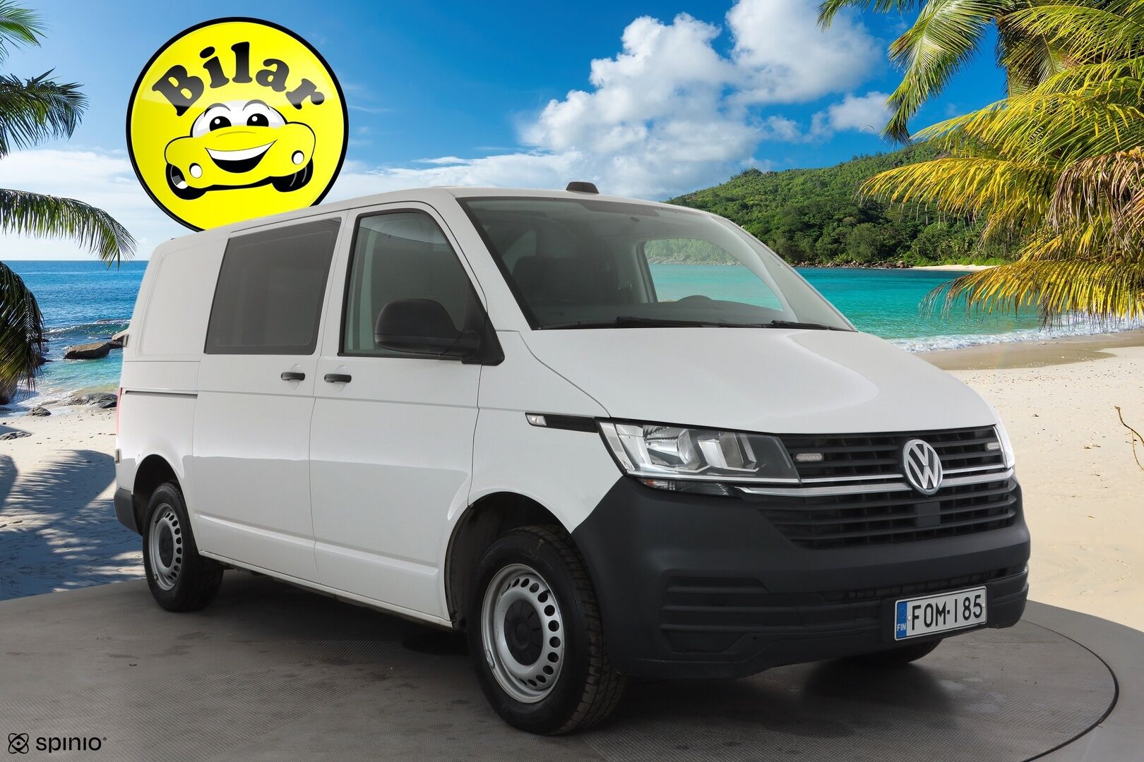 Volkswagen Transporter 2020 umpipakettiauto 2,0 TDI 110 kW DSG 3200Kg - 1.OM Suomi-auto | Webasto | P.kamera | AppConnect | Vakkari | Ilmastointi | Koukku | Kahdet renkaat