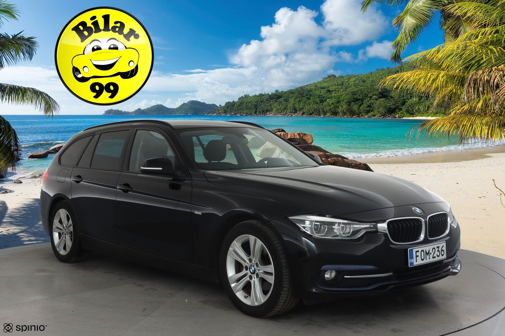 BMW 320 2017 F31 Touring 320d A xDrive Business Sport * Vetokoukku / Sporttipenkit / Vakkari / Peruutustutkat / LED - Kahdet renkaat aluvanteilla / Ei AdBlue / KeylessGo! - HULLU BLACKWEEK KORKOTARJOUS 2,49%