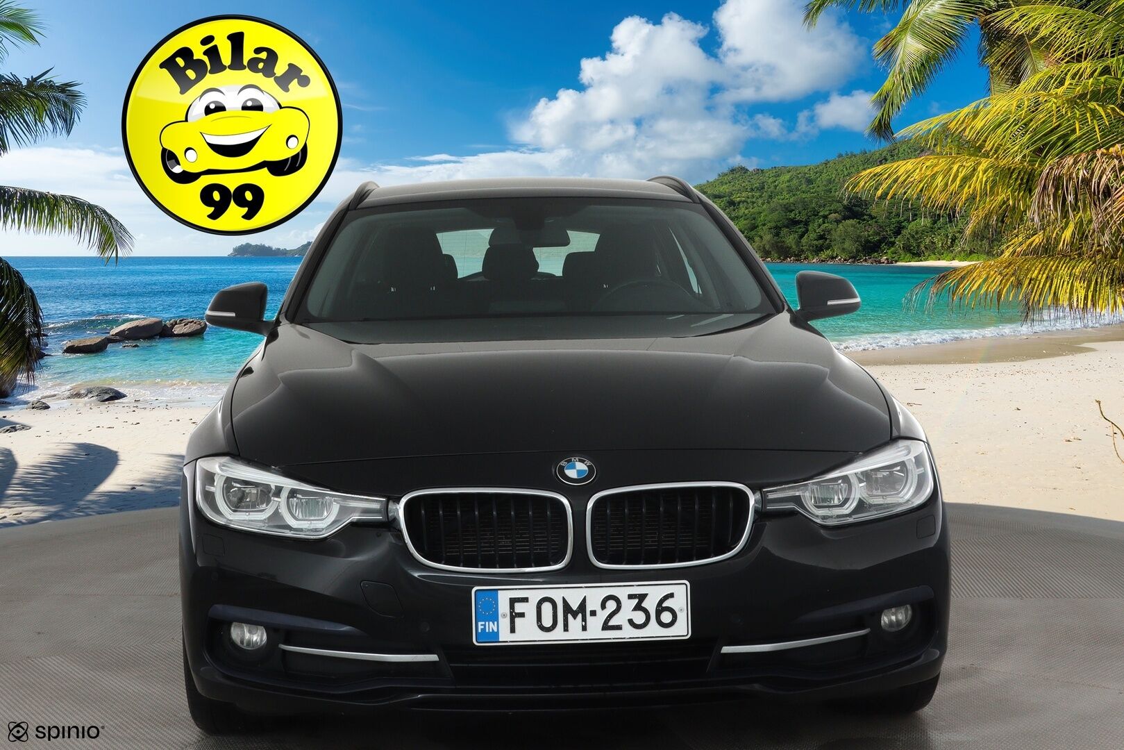 BMW 320 2017 F31 Touring 320d A xDrive Business Sport *Vakkari / P.tutkat / Bluetooth / Sporttipenkit / LED / Koukku* - Kahdet renkaat aluvanteilla