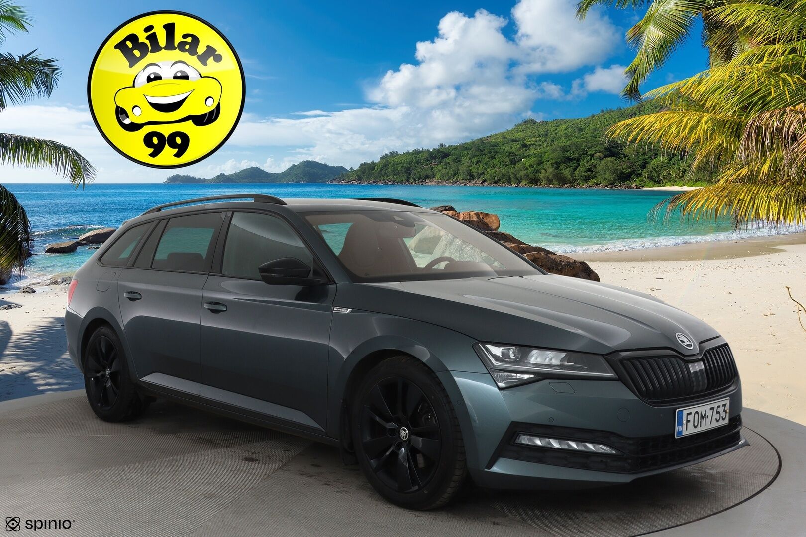 Skoda Superb 2020 Combi 2,0 TDI 190 4x4 SportLine DSG Aut **Canton / Matrix LED / Koukku / Muistipenkit / Adapt.vakkari / Sporttipenkit** - Suomi-auto / Kahdet renkaat aluvanteilla / Digimittaristo / Tuulilasin lämmitin / Ratin lämmitin / Navi