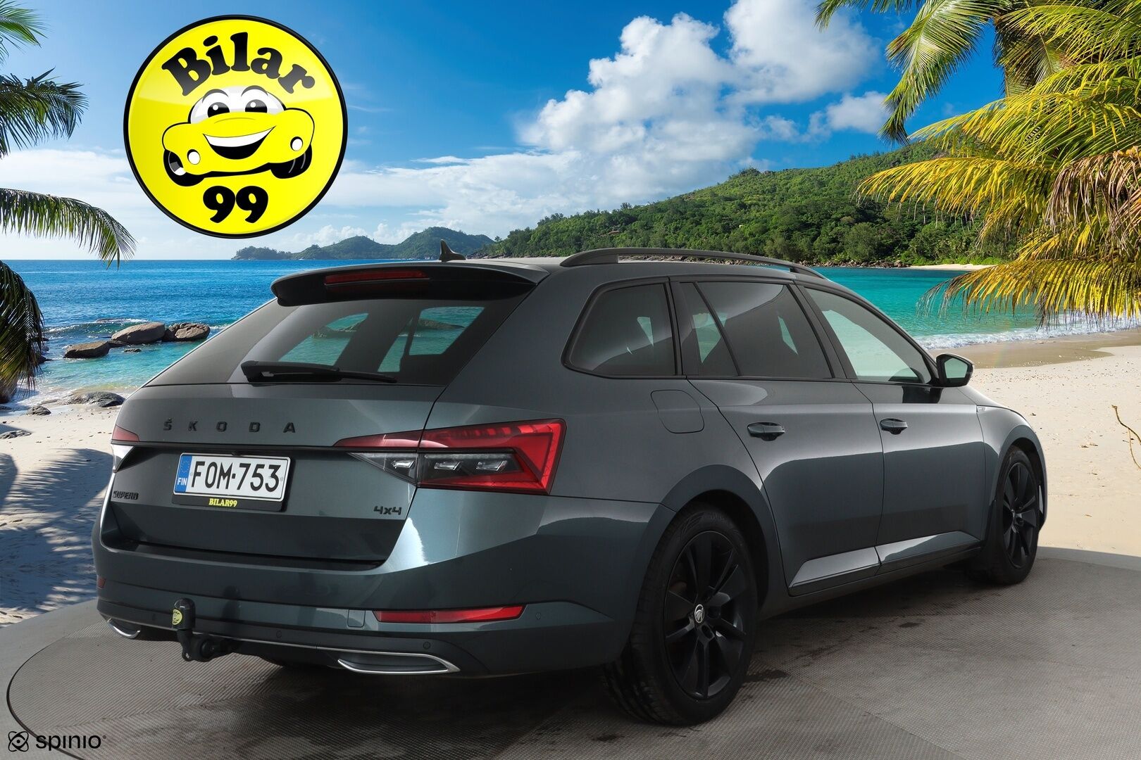 Skoda Superb 2020 Combi 2,0 TDI 190 4x4 SportLine DSG Aut **Canton / Matrix LED / Koukku / Muistipenkit / Adapt.vakkari / Sporttipenkit** - Suomi-auto / Kahdet renkaat aluvanteilla / Digimittaristo / Tuulilasin lämmitin / Ratin lämmitin / Navi