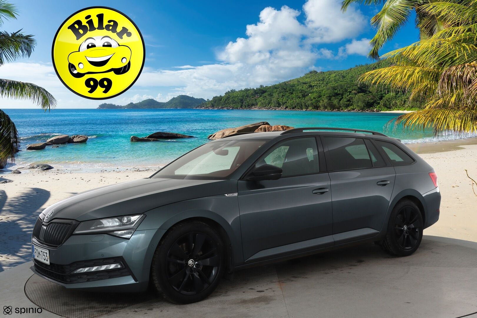 Skoda Superb 2020 Combi 2,0 TDI 190 4x4 SportLine DSG Aut **Canton / Matrix LED / Koukku / Muistipenkit / Adapt.vakkari / Sporttipenkit** - Suomi-auto / Kahdet renkaat aluvanteilla / Digimittaristo / Tuulilasin lämmitin / Ratin lämmitin / Navi
