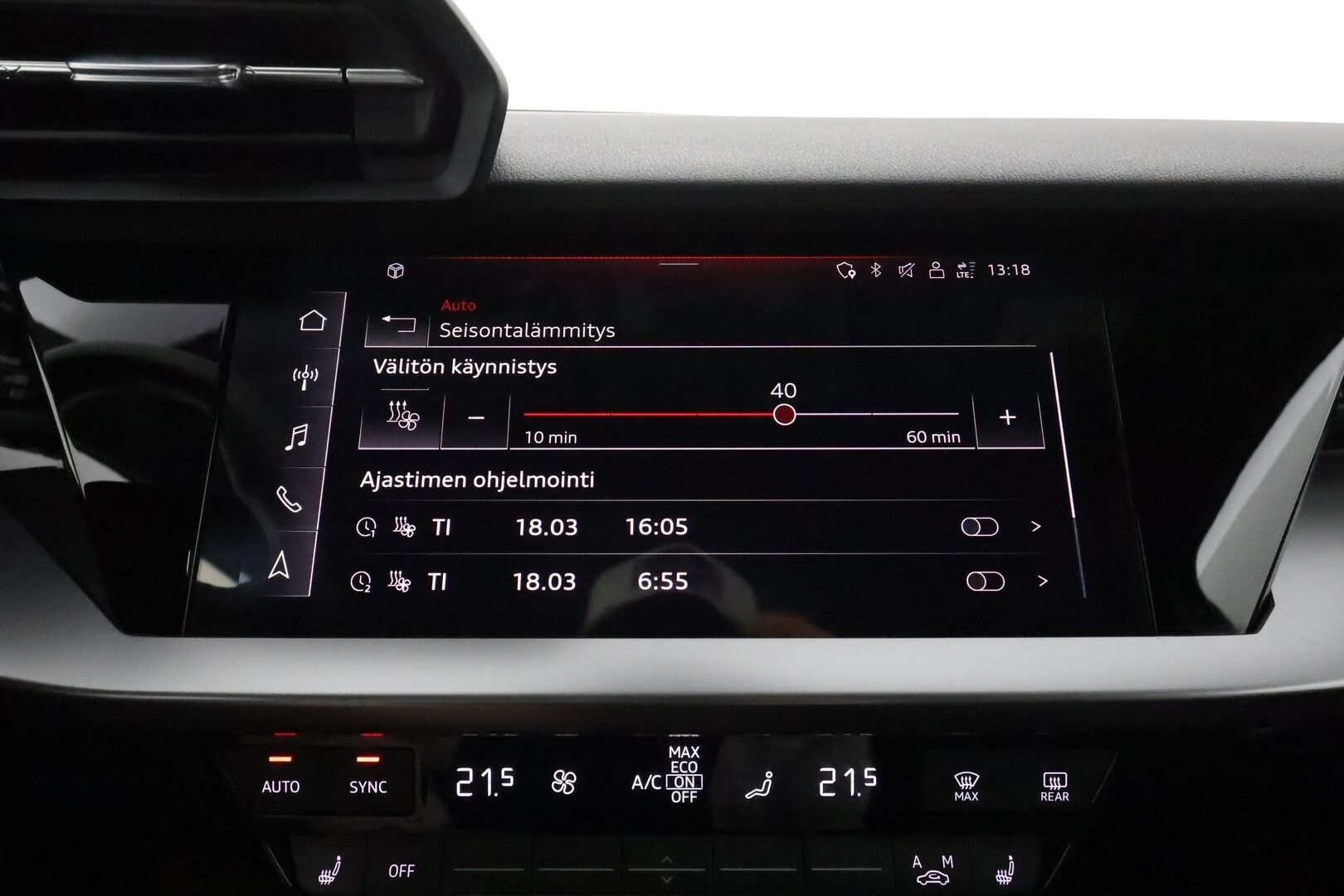Audi A3 2021 Sedan Business 1,0 TFSI 85 kW S tronic **Adapt. vakkari / B&O / Webasto / Digimittaristo / Sporttipenkit / Apple&Android** - * Suomi-auto / 2x Renkaat & Vanteet *