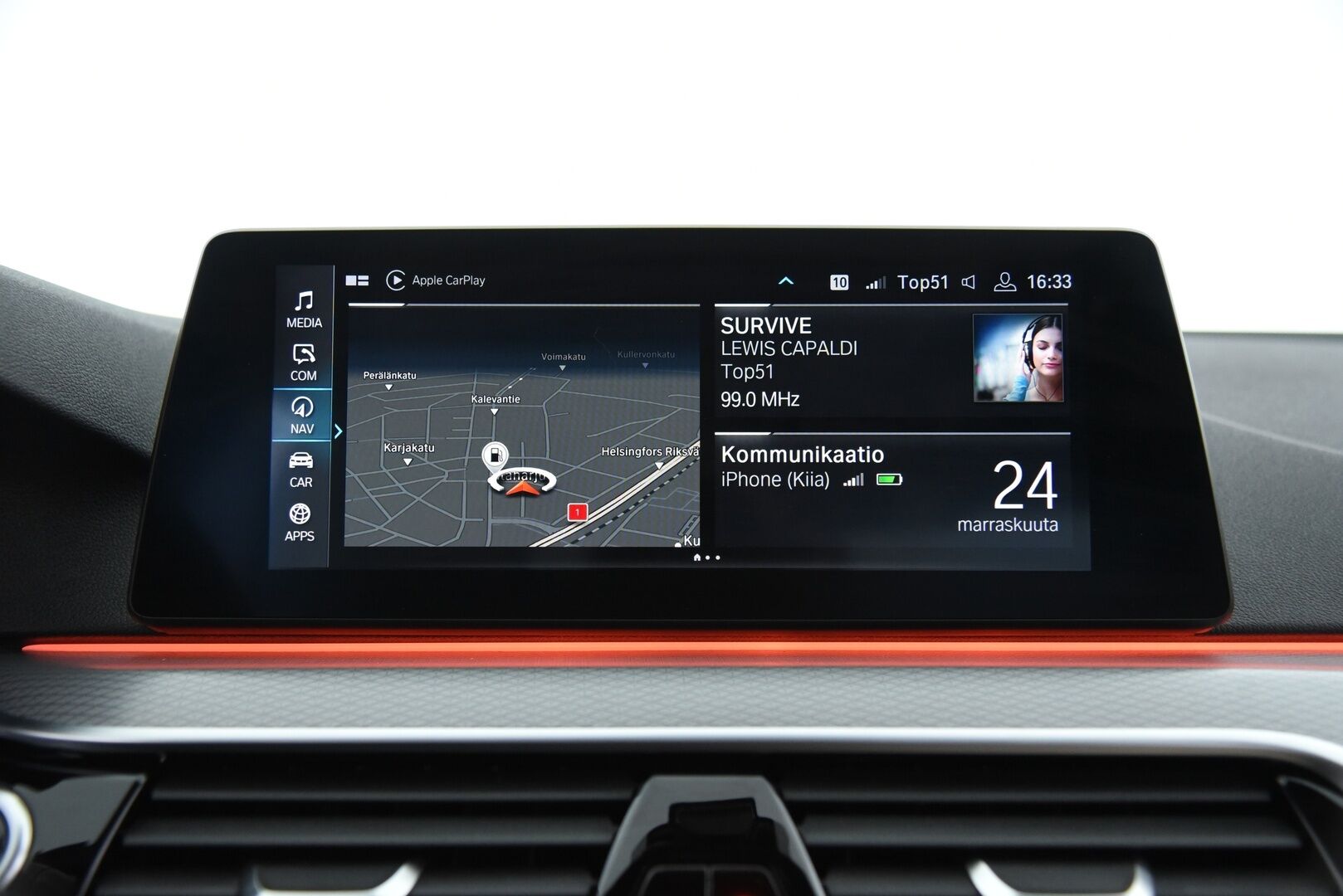 BMW 530 2020 e xDrive iPerformance Sedan M-Sport - HUD / H&K / Hieronta / Comfort-muistipenkki / Soft-Close / Adapt. Led / Keyless / Ambient / BLIS / P-Kamera