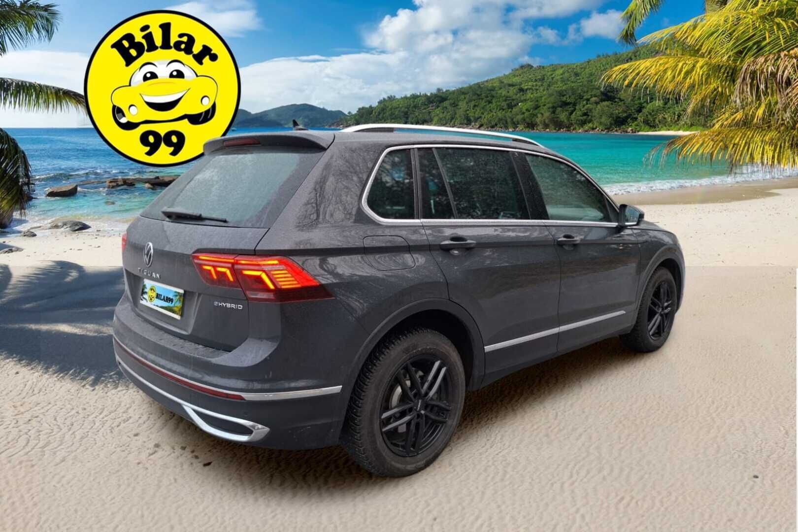 Volkswagen Tiguan 2021 13 kWh, eHybrid 180 kW DSG * Adaptiivinen vakkari / IQ LED / Kaistavahti / 360 Kamera / Sähkökoukku / Sähkökontti * - Suomi-auto / Huollettu 8/25 / Uudet nastarenkaat * - HULLU BLACKWEEK KORKOTARJOUS 2,49%