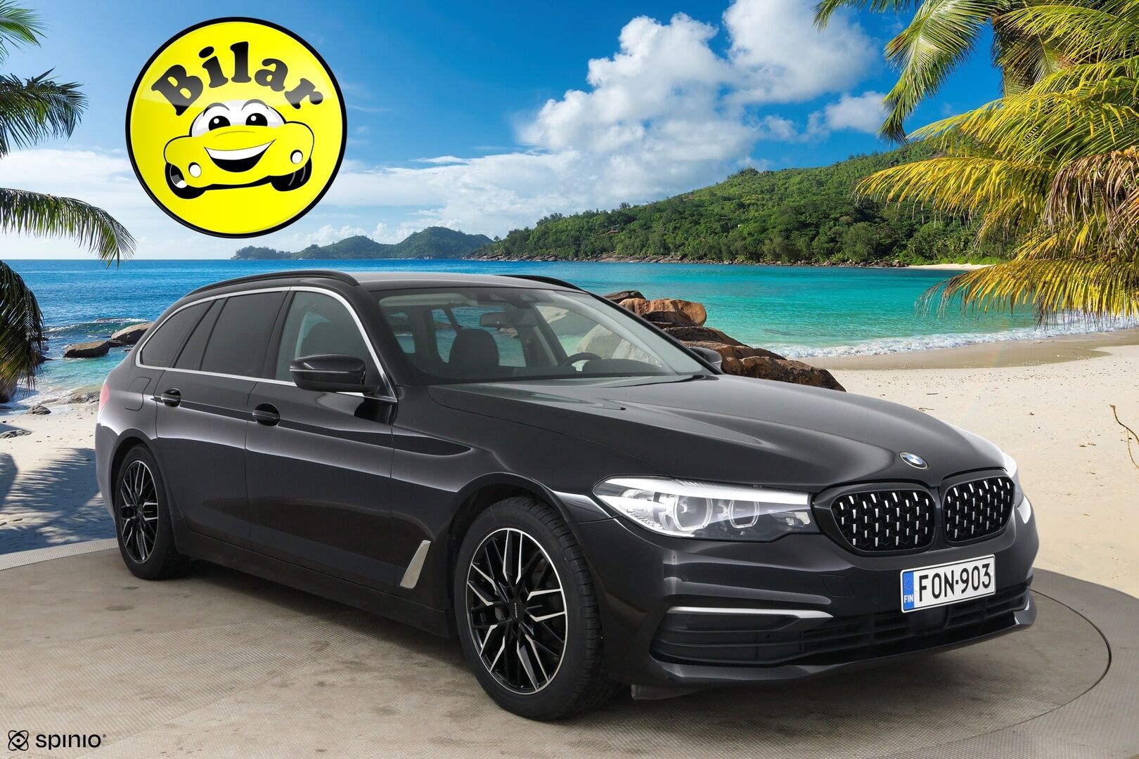 BMW 530 2018 G31 Touring 530d A Business - Webasto | Koukku | ACC | Adapt.LED | P.Kamera | HUD | HiFi | Sportnahat