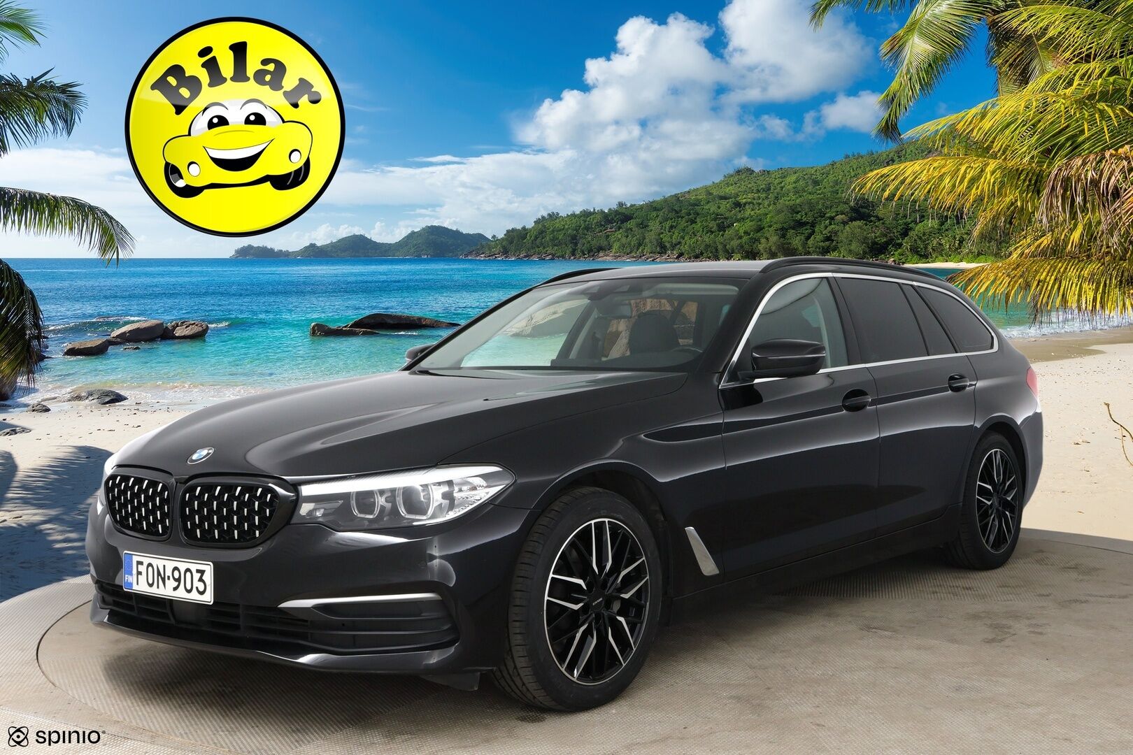 BMW 530 2018 G31 Touring 530d A Business - Webasto | Koukku | ACC | Adapt.LED | P.Kamera | HUD | HiFi | Sportnahat