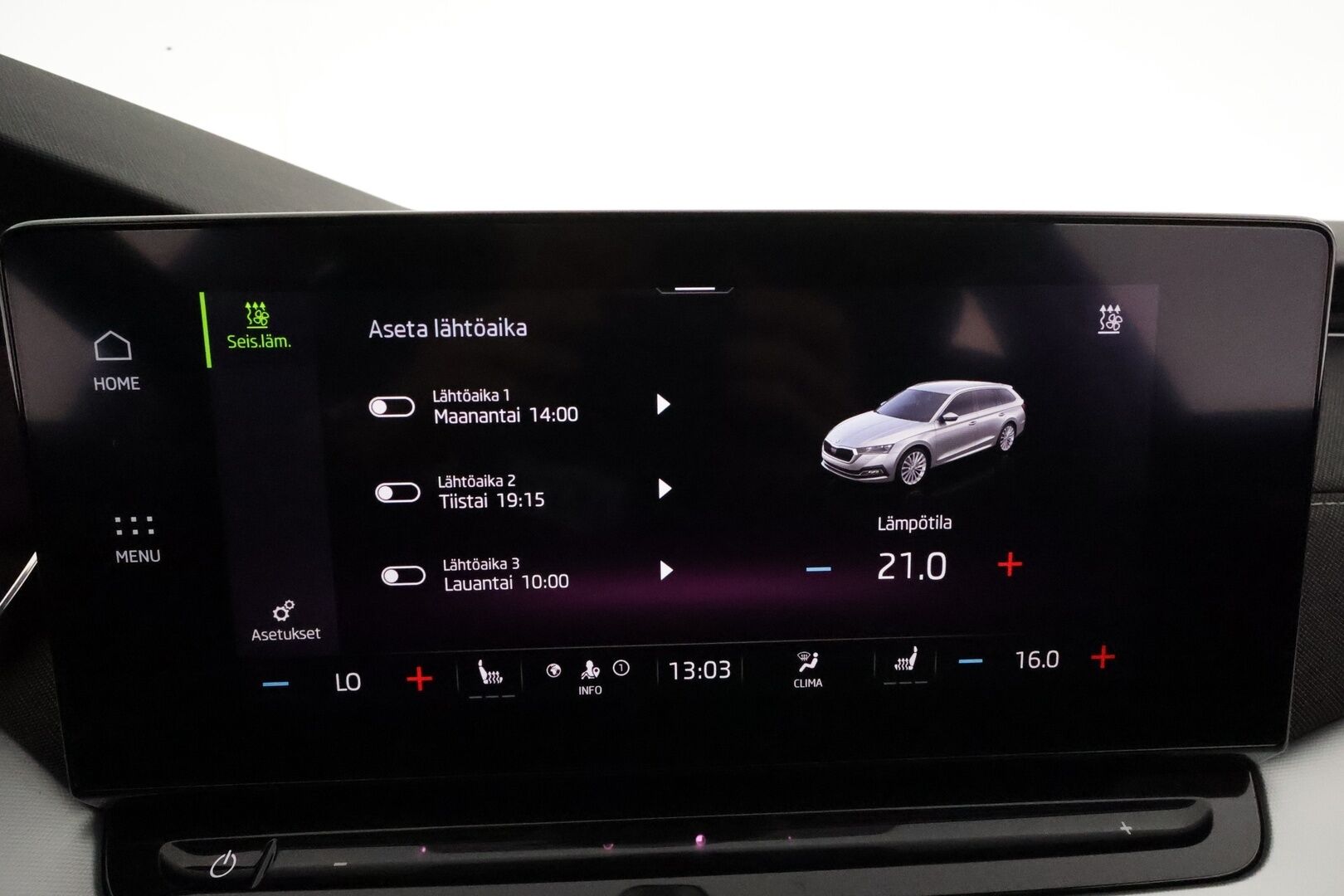 Skoda Octavia 2021 Combi 1,5 TSI Style eTEC DSG **Webasto / Adapt.vakkari / Matrix-LED / P.Kamera / Navi / Kaistavahti / Keyless** - Suomi-auto / Kahdet Renkaat / Merkkihuolettu!
