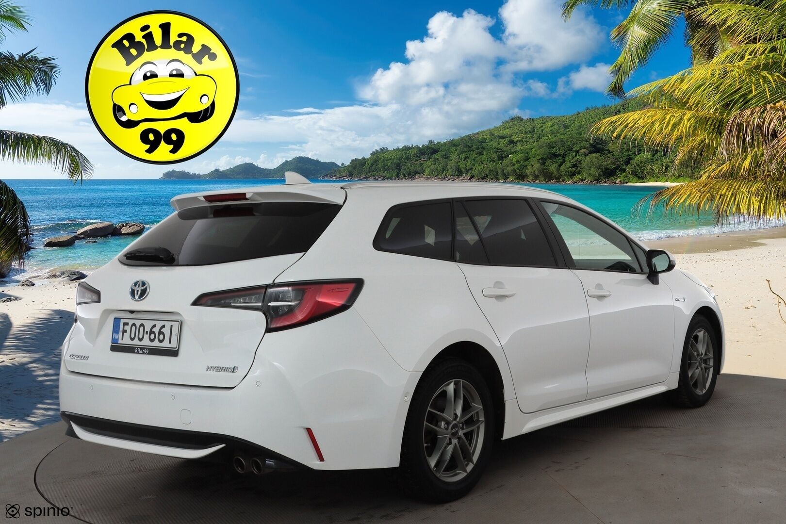Toyota Corolla 2019 Touring Sports 2,0 Hybrid Style * ACC / P.kamera / Lohko+Sisä / Sähköluukku / KeylessGo / Ratinlämmitin * - Kahdet renkaat aluvanteilla / Merkkihuollettu - HULLUT AVAJAISHULINAT KORKOTARJOUS 3,29 %