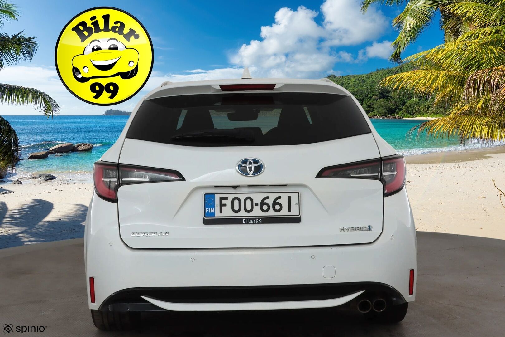 Toyota Corolla 2019 Touring Sports 2,0 Hybrid Style * ACC / P.kamera / Lohko+Sisä / Sähköluukku / KeylessGo / Ratinlämmitin * - Kahdet renkaat aluvanteilla / Merkkihuollettu
