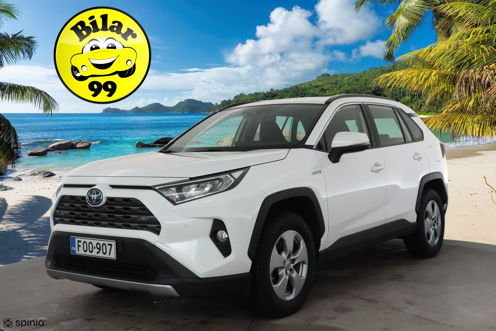 Toyota RAV4 2021 2,5 Hybrid Active Edition * ACC / LED / Sisätilanlämmitin / Kaistavahti / Navi / Keyless / P.kamera* * - Kahdet renkaat / Merkkihuollettu / Suomi-auto