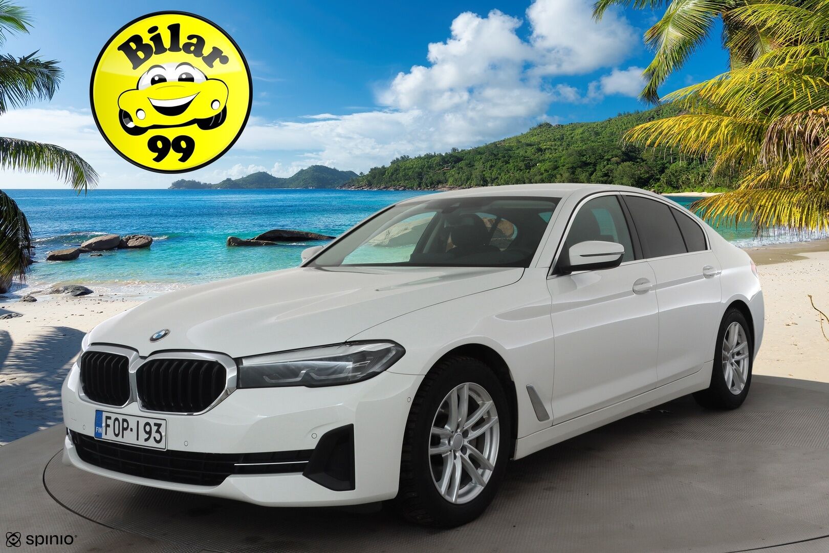 BMW 520 2021 G30 Sedan 520i A MHEV * Webasto / Vakkari / P.kamera / LED / Apple&Android / Display Key / Navi / Koukku * - 1.Om Suomi-auto / Facelift / Kahdet renkaat aluvanteilla