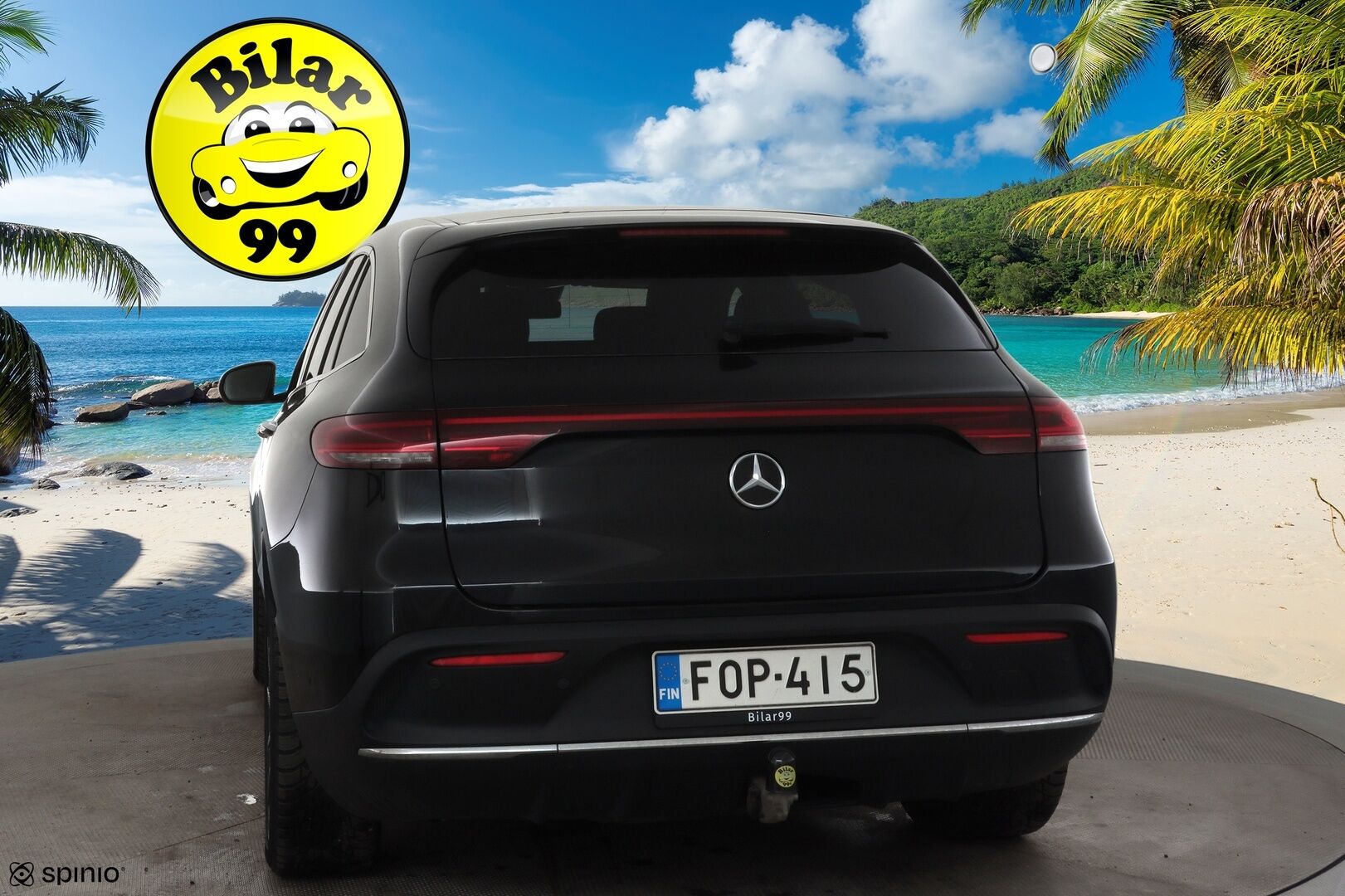 Mercedes-Benz EQC 2021 400 4MATIC Business AMG * Koukku / Distronic+ / Widescreen / LED / P.Kamera / Sportpenkit * - Akku kuntotarkastettu 96.4% / Suomi-auto / 2x Latauskaapelit / Kahdet OEM vanteet