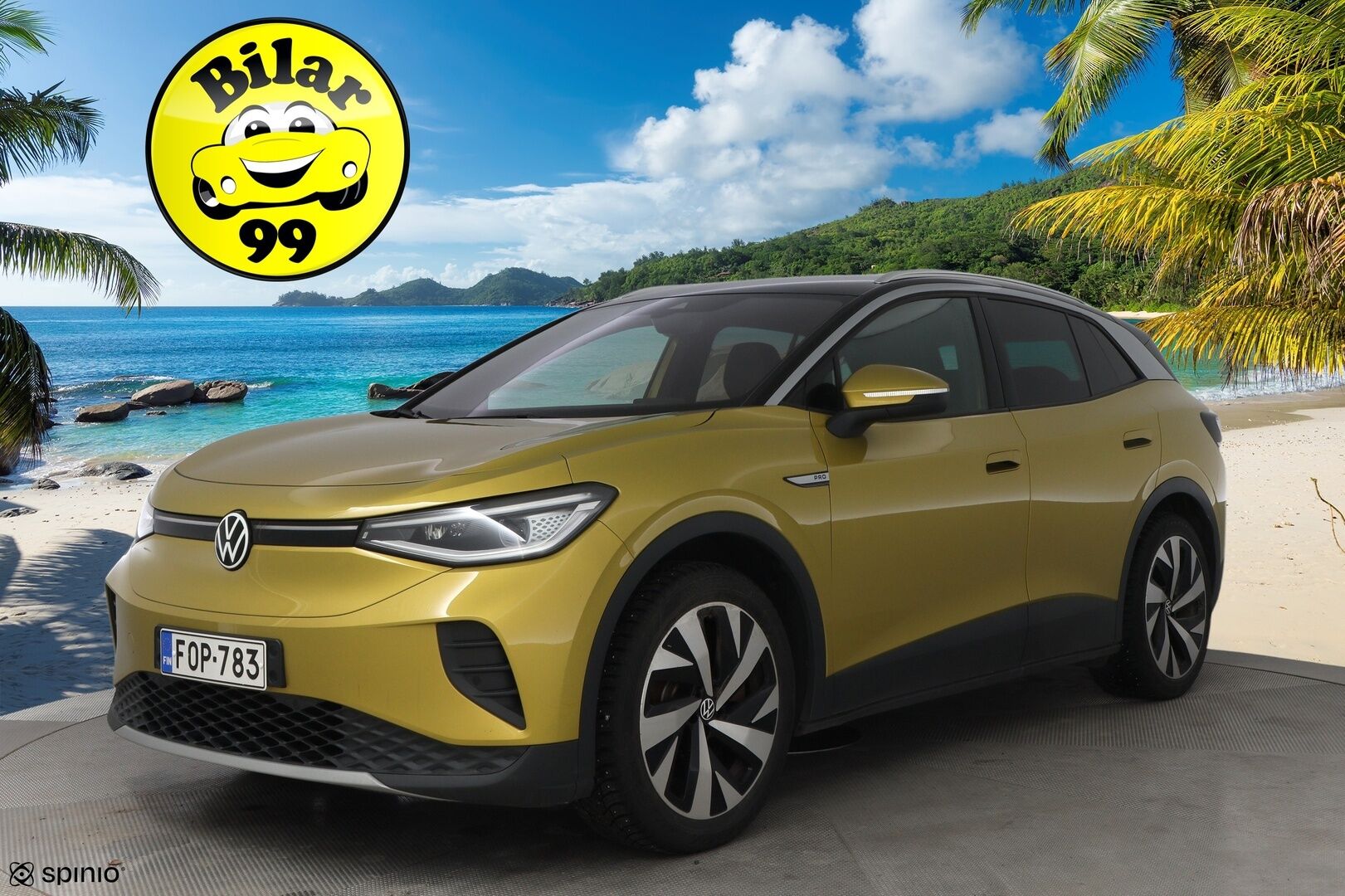 Volkswagen ID.4 2021 Pro Performance 150 kW, akku 77 kWh * Lämpöpumppu / Adapt.Vakkari / Peruutuskamera / Nahka-Alcantara / Matrix LED - Suomiauto / Hiljattain huollettu / 2x Renkaat aluvantein!