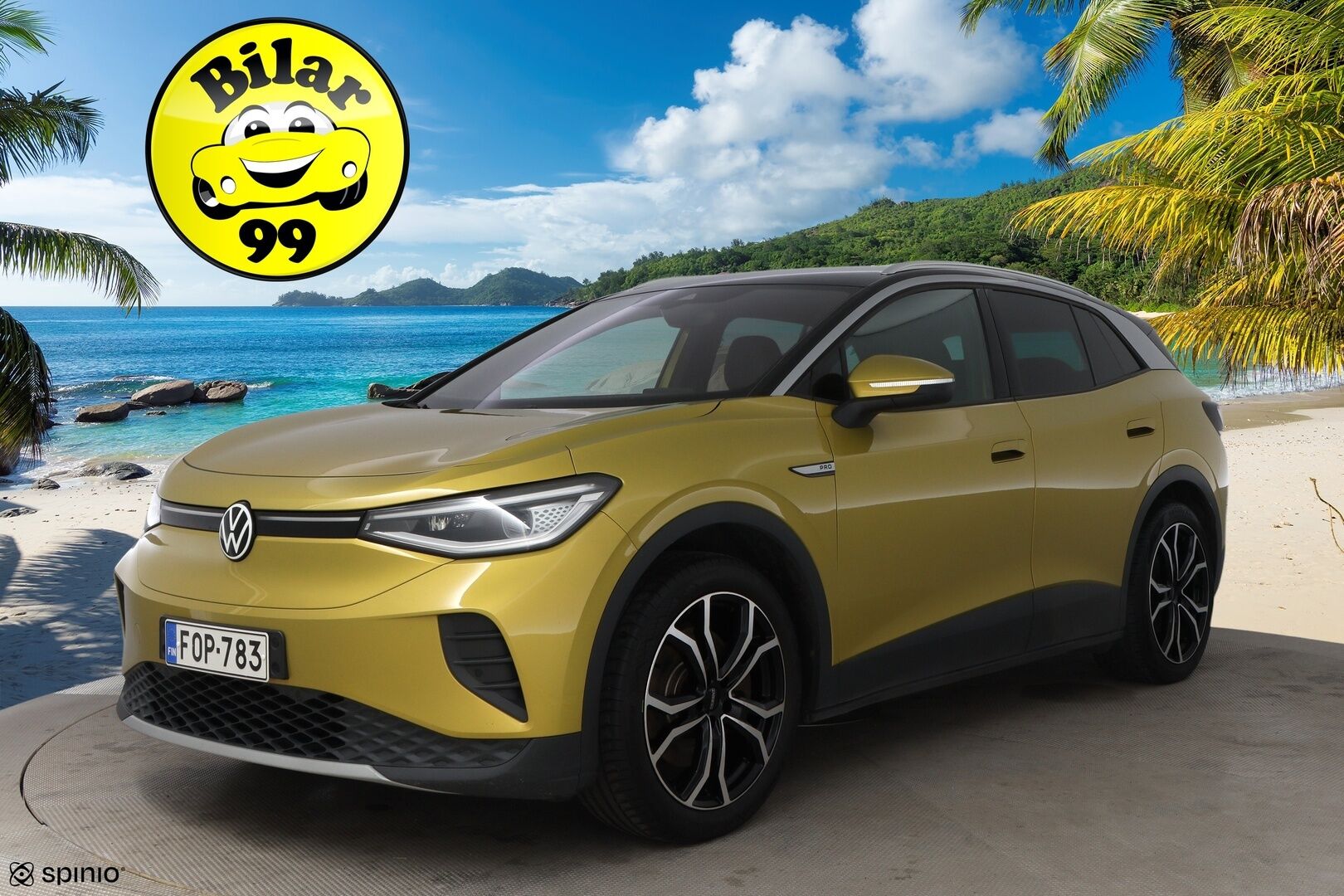 Volkswagen ID.4 2021 Pro Performance 150 kW, akku 77 kWh * Lämpöpumppu / Adapt.Vakkari / Peruutuskamera / Nahka-Alcantara / Matrix LED - Suomiauto / Hiljattain huollettu / 2x Renkaat aluvantein!