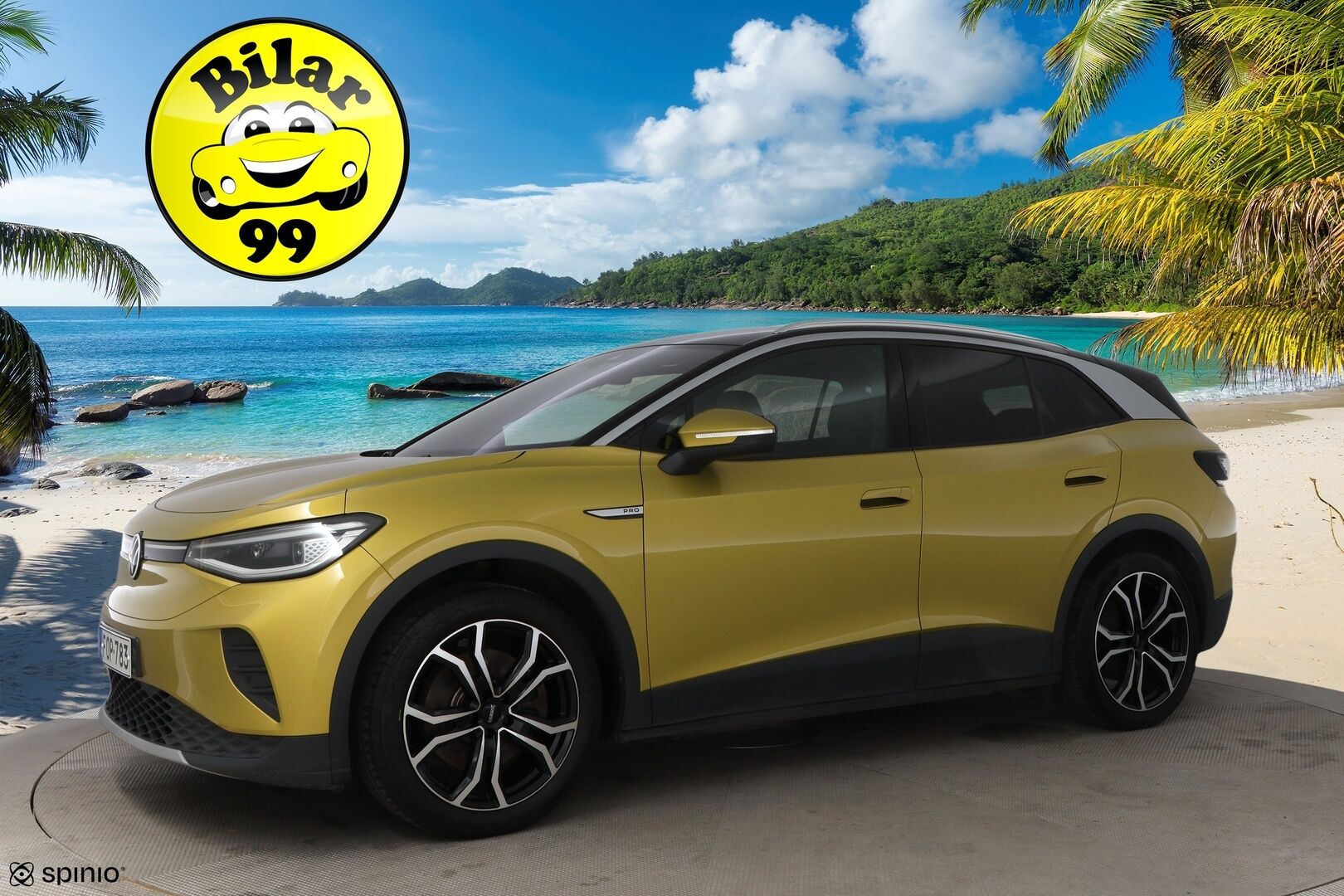 Volkswagen ID.4 2021 Pro Performance 150 kW, akku 77 kWh * Lämpöpumppu / Adapt.Vakkari / Peruutuskamera / Nahka-Alcantara / Matrix LED - Suomiauto / Hiljattain huollettu / 2x Renkaat aluvantein!