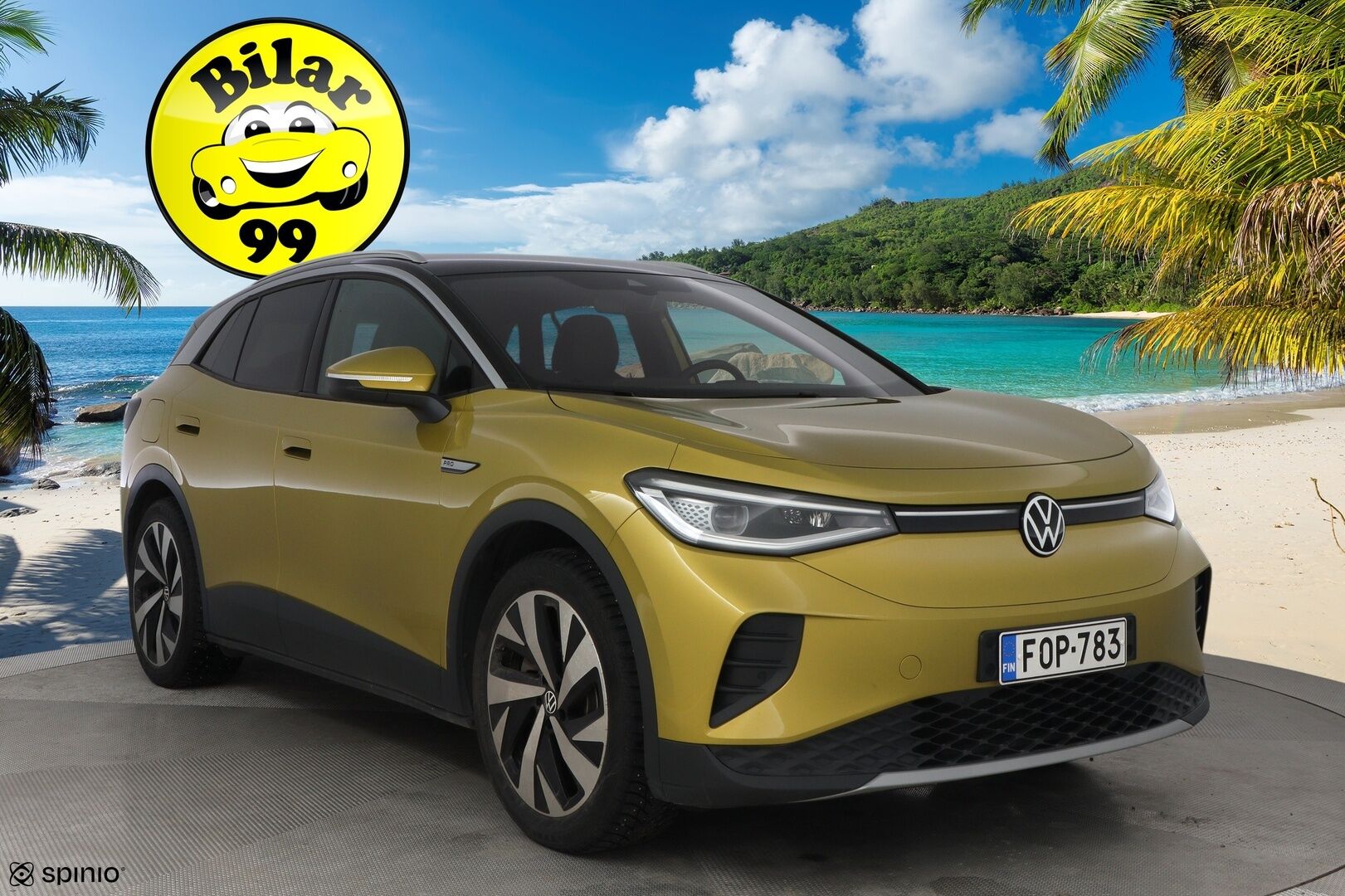 Volkswagen ID.4 2021 Pro Performance 150 kW, akku 77 kWh * Lämpöpumppu / Adapt.Vakkari / Peruutuskamera / Nahka-Alcantara / Matrix LED - Suomiauto / Hiljattain huollettu / 2x Renkaat aluvantein!