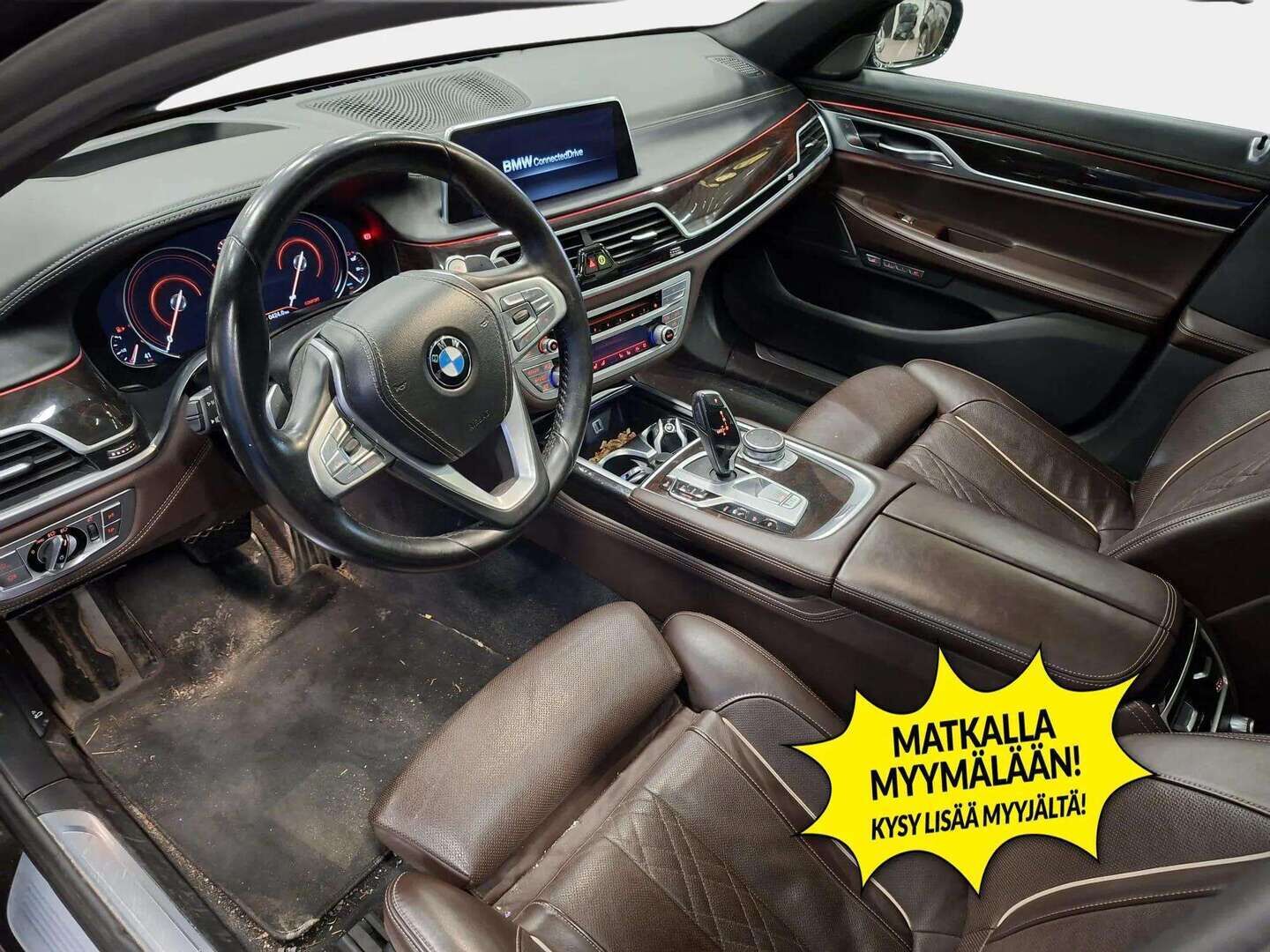 BMW 740 2017 G12 Sedan 740Le iPerformance A xDrive M-Sport - DAP | HUD | H&K | Laser | | Ilmastoidut Comfort Penkit Muistilla | Panoraama | Soft Close | Surround View | Comfort Access |