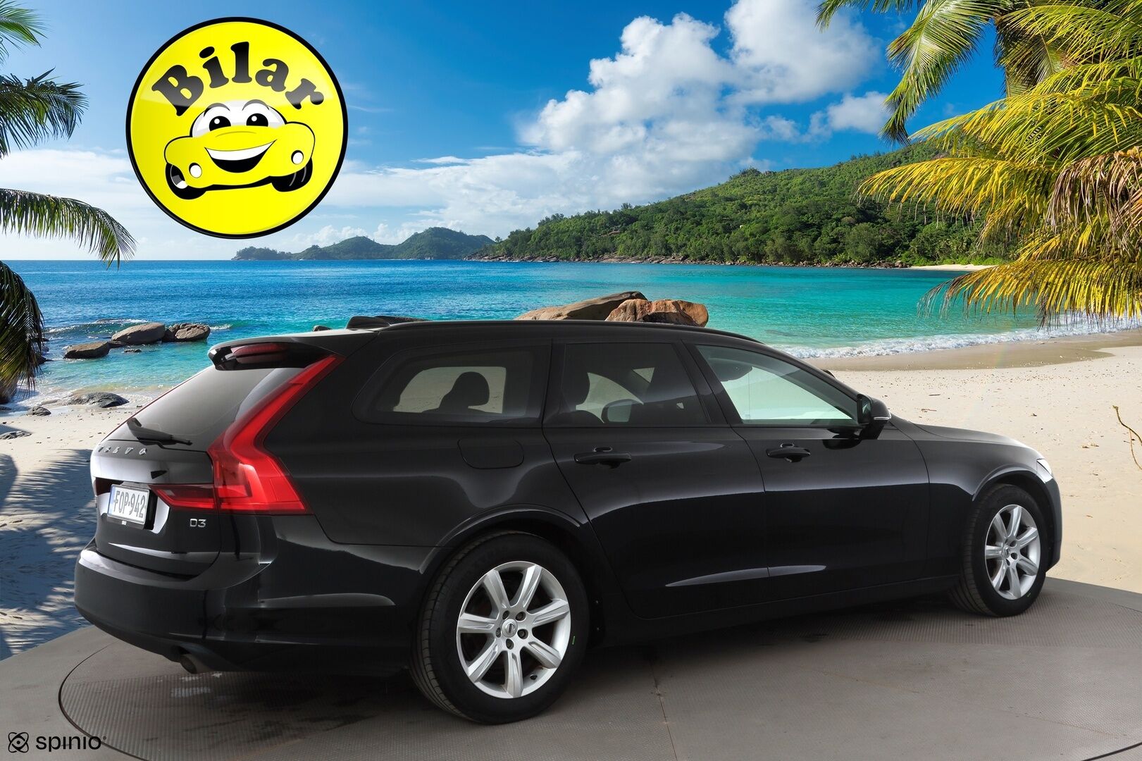 Volvo V90 2018 D3 Business aut - | ACC | Webasto | P.kamera | Pilot Assist | LED | Lämm. ratti | Lämm. takapenkit | High Perf. Audio | Apple & Android | 2x renkaat aluin | Huoltokirja | 