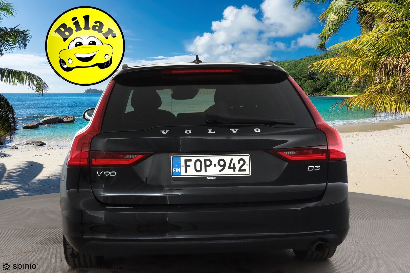 Volvo V90 2018 D3 Business aut - | ACC | Webasto | P.kamera | Pilot Assist | LED | Lämm. ratti | Lämm. takapenkit | High Perf. Audio | Apple & Android | 2x renkaat aluin | Huoltokirja | 