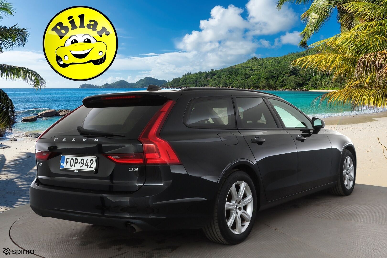 Volvo V90 2018 D3 Business aut - | ACC | Webasto | P.kamera | Pilot Assist | LED | Lämm. ratti | Lämm. takapenkit | High Perf. Audio | Apple & Android | 2x renkaat aluin | Huoltokirja | 