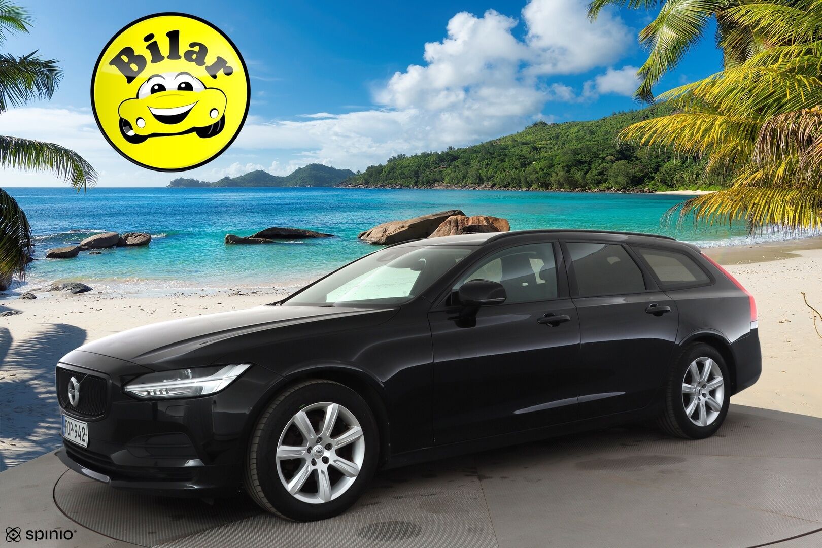 Volvo V90 2018 D3 Business aut - | ACC | Webasto | P.kamera | Pilot Assist | LED | Lämm. ratti | Lämm. takapenkit | High Perf. Audio | Apple & Android | 2x renkaat aluin | Huoltokirja | 