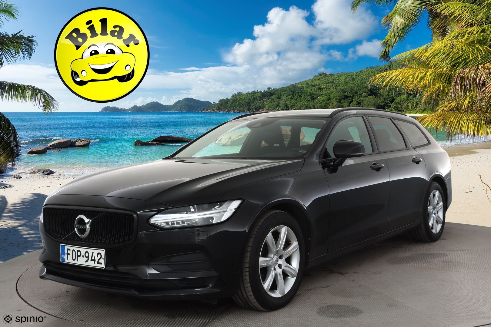 Volvo V90 2018 D3 Business aut - | ACC | Webasto | P.kamera | Pilot Assist | LED | Lämm. ratti | Lämm. takapenkit | High Perf. Audio | Apple & Android | 2x renkaat aluin | Huoltokirja | 