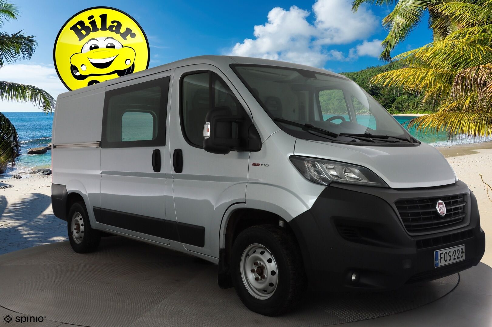 Fiat Ducato 2021 2,3 Multijet 140 10m3 L2H1 * ALV /  Vakkari / P.Kamera / Navi / Koukku / Webasto / Ilmastointi * - Suomi-auto / Kahdet renkaat