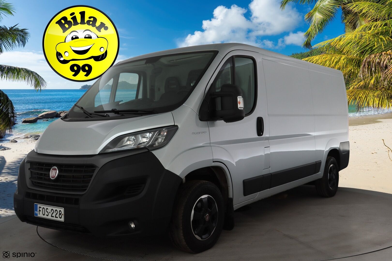 Fiat Ducato 2021 2,3 Multijet 140 10m3 L2H1 * ALV /  Vakkari / P.Kamera / Navi / Koukku / Webasto / Ilmastointi * - Suomi-auto / Kahdet renkaat