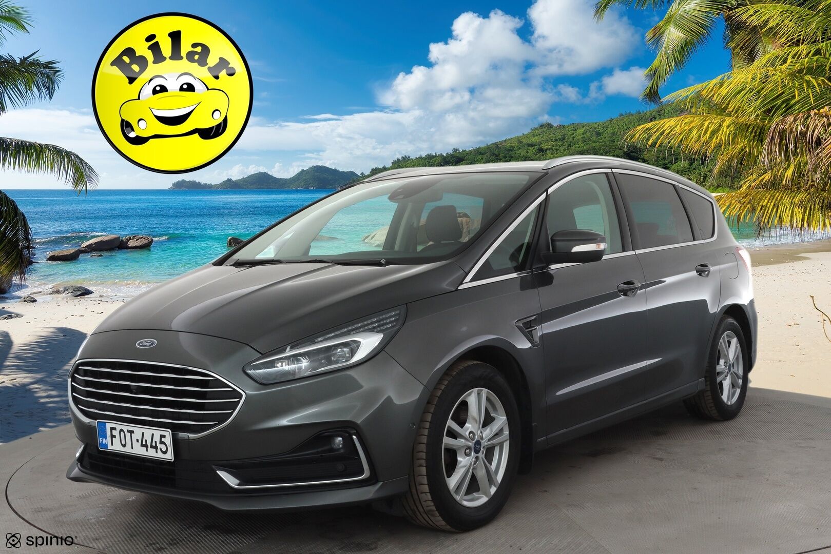 Ford S-Max 2022 2.5 Hybrid (HEV) 190hv autom. Titanium 5-ovinen 7-P - ACC | Koukku | Adapt.LED | SONY | NAVI | Keyless | P.Kamera