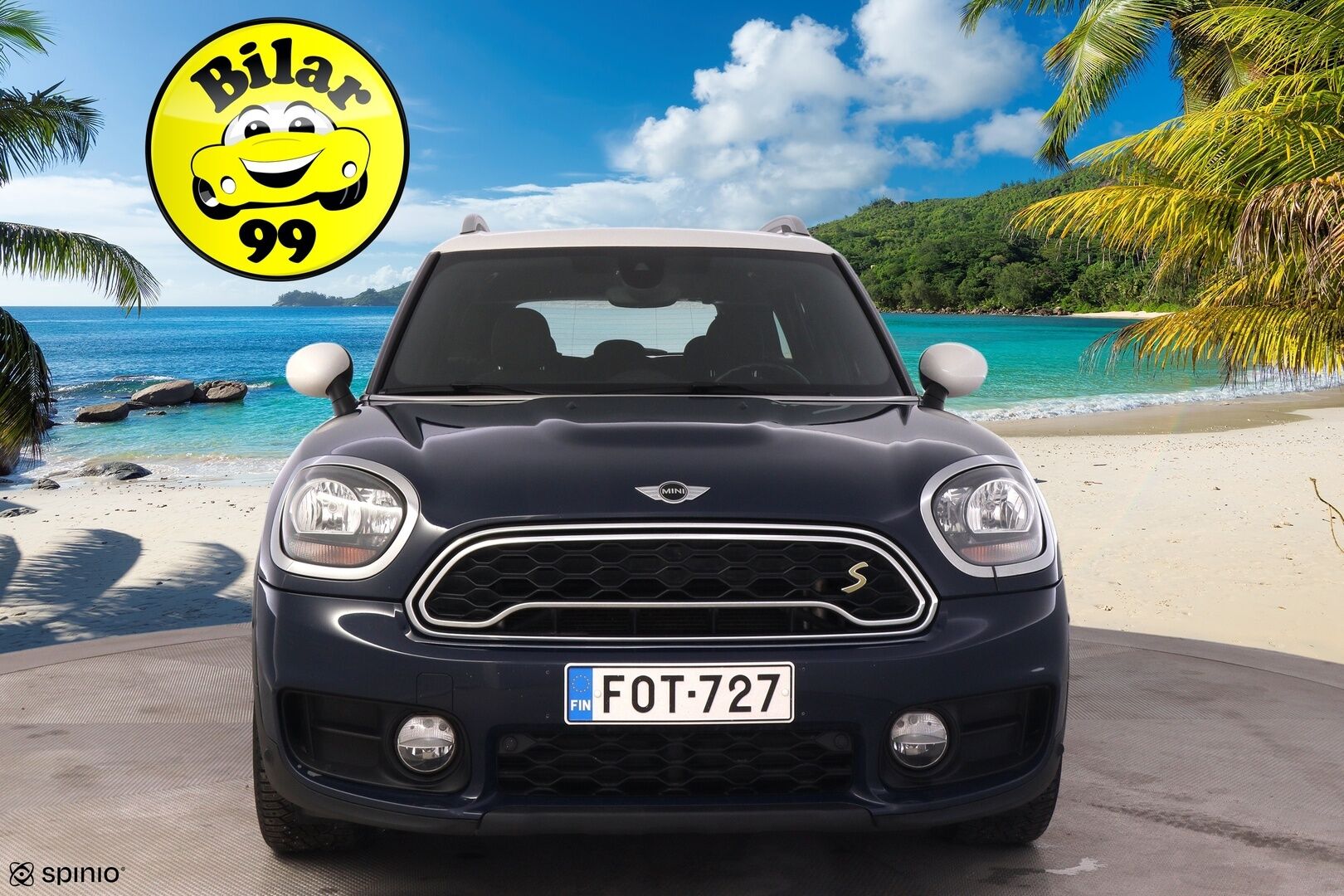 Mini Countryman 2018 Cooper SE ALL4 *Navi / P.tutkat / Vakkari / 2x Renkaat ja vanteet / Ambient light* - Hyvä huoltohistoria / Juuri huollettu