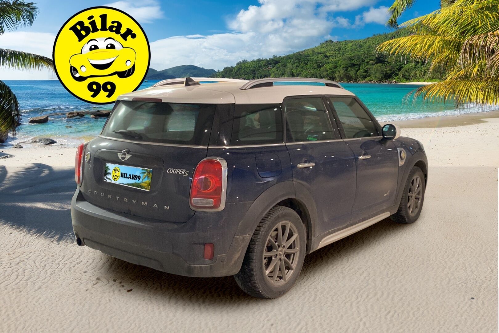 Mini Countryman 2018 Cooper SE ALL4 *Navi / P.tutkat / Vakkari / 2x Renkaat ja vanteet / Ambient light* - Hyvä huoltohistoria / Juuri huollettu - HULLUT VÄLIPÄIVÄT KORKOTARJOUS 2,49%