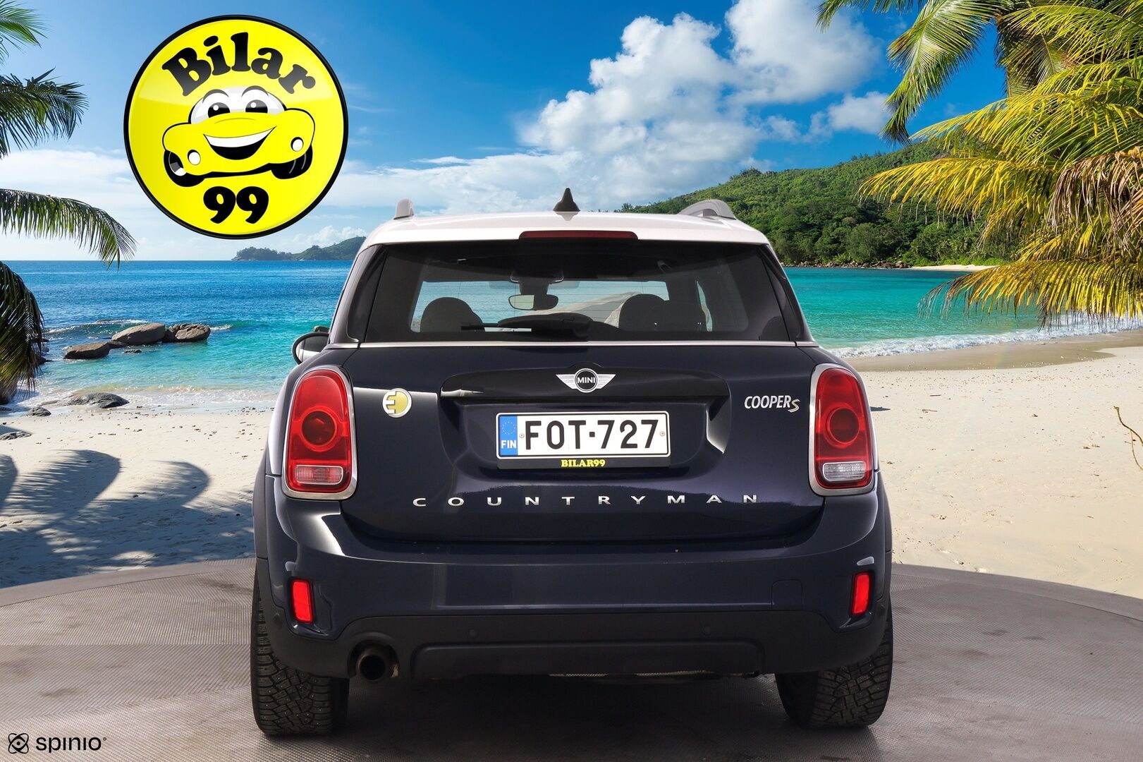 Mini Countryman 2018 Cooper SE ALL4 *Navi / P.tutkat / Vakkari / 2x Renkaat ja vanteet / Ambient light* - Hyvä huoltohistoria / Juuri huollettu