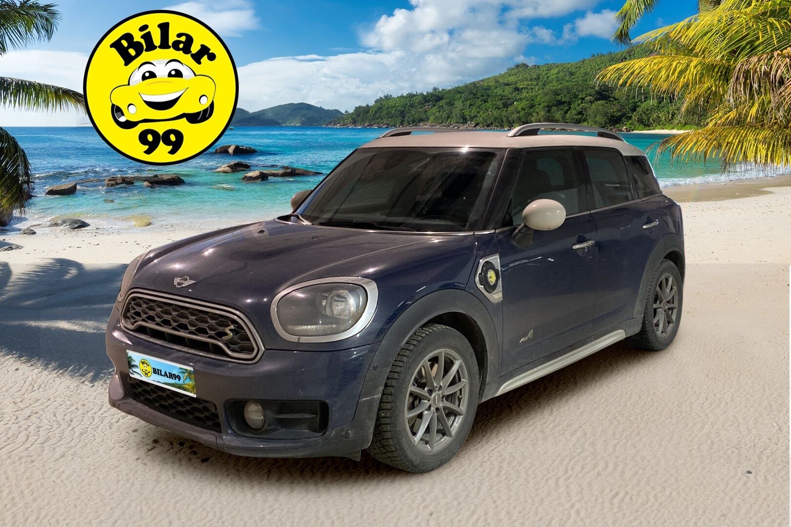 Mini Countryman 2018 Cooper SE ALL4 *Navi / P.tutkat / Vakkari / 2x Renkaat ja vanteet / Ambient light* - Hyvä huoltohistoria / Juuri huollettu - HULLUT VÄLIPÄIVÄT KORKOTARJOUS 2,49%