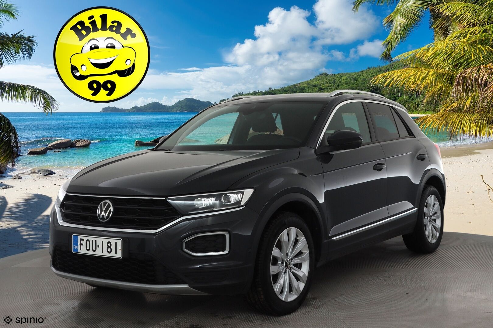 Volkswagen T-Roc 2022 Sport 1,5 TSI EVO 110 kW DSG * Webasto / ACC / LED / P.Kamera / Kaistavahti / Keyless * - 1-om Suomi-auto / Kahdet renkaat - HULLU BLACKWEEK KORKOTARJOUS 2,49%