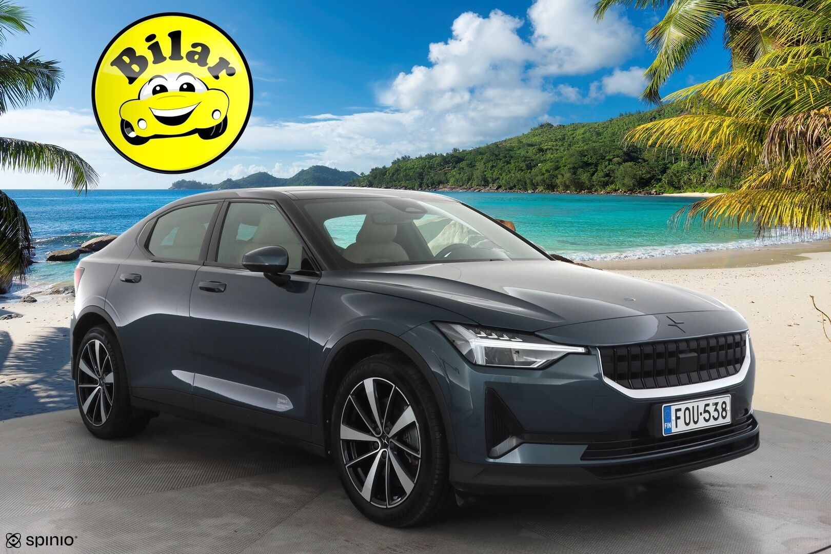 Polestar 2 2022 Long Range Single Motor, 170kW, 78kWh - | ILP | Ilm. nahat | H&K | Muistipenkki | Panorama | P.kamera | 2x polestar alut | 1.om suomi-auto | 
