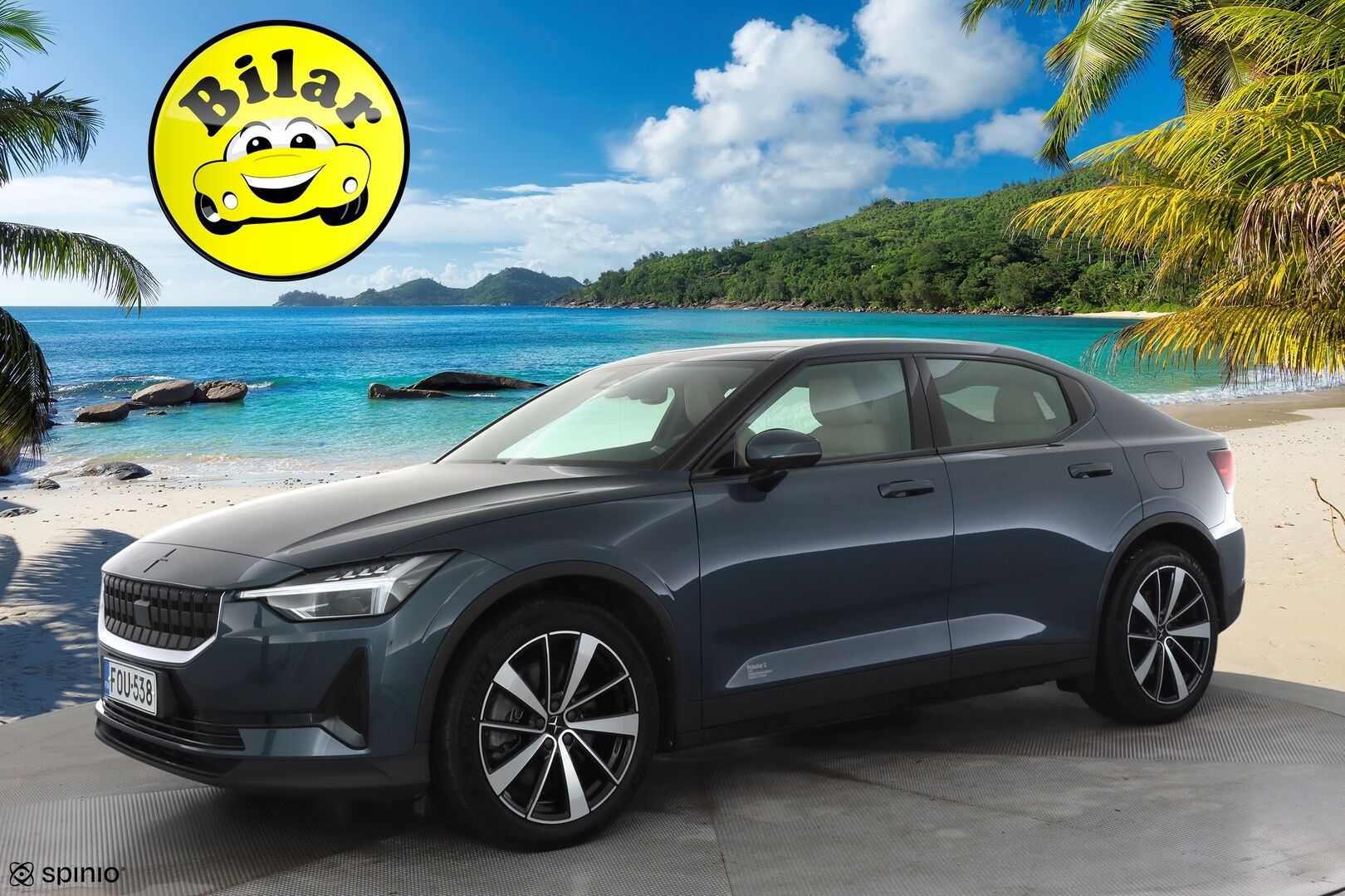 Polestar 2 2022 Long Range Single Motor, 170kW, 78kWh - | ILP | Ilm. nahat | H&K | Muistipenkki | Panorama | P.kamera | 2x polestar alut | 1.om suomi-auto | 