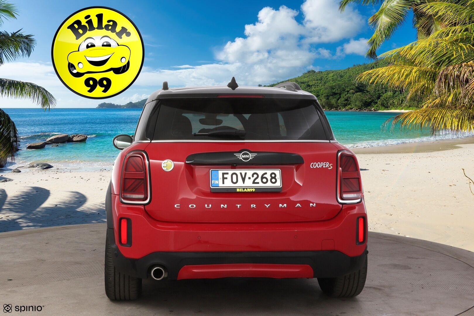 Mini Countryman 2022 Cooper SE ALL4 Experience **LED-valot / P.kamera / Sporttinahat / Navi / Digimittaristo** - * 1-om Suomi-auto / 2x Latauskaapelit / Kahdet Renkaat / Soh 97,4% *
