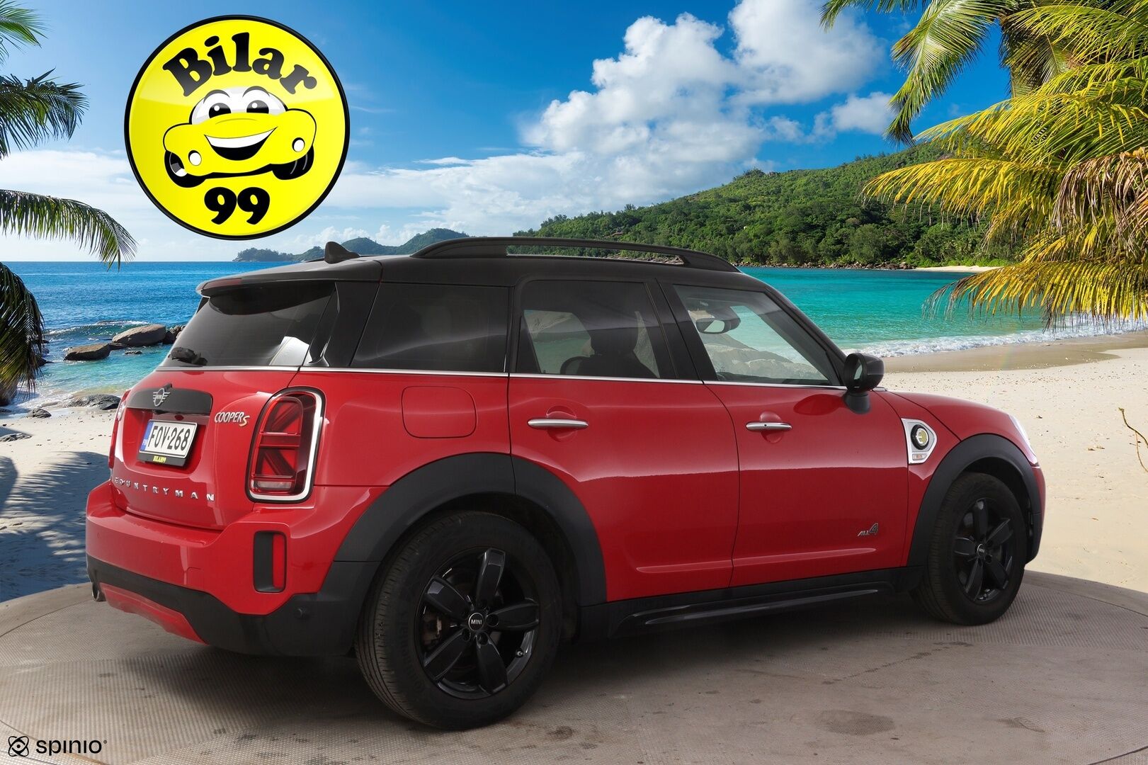 Mini Countryman 2022 Cooper SE ALL4 Experience **LED-valot / P.kamera / Sporttinahat / Navi / Digimittaristo** - * 1-om Suomi-auto / 2x Latauskaapelit / Kahdet Renkaat / Soh 97,4% *