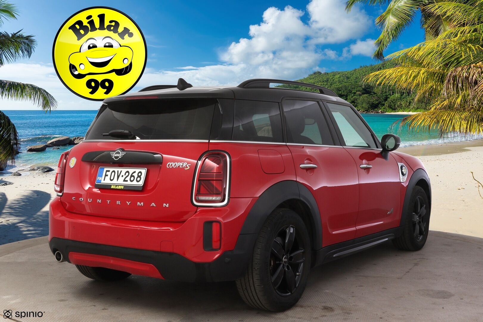 Mini Countryman 2022 Cooper SE ALL4 Experience **LED-valot / P.kamera / Sporttinahat / Navi / Digimittaristo** - * 1-om Suomi-auto / 2x Latauskaapelit / Kahdet Renkaat / Soh 97,4% *