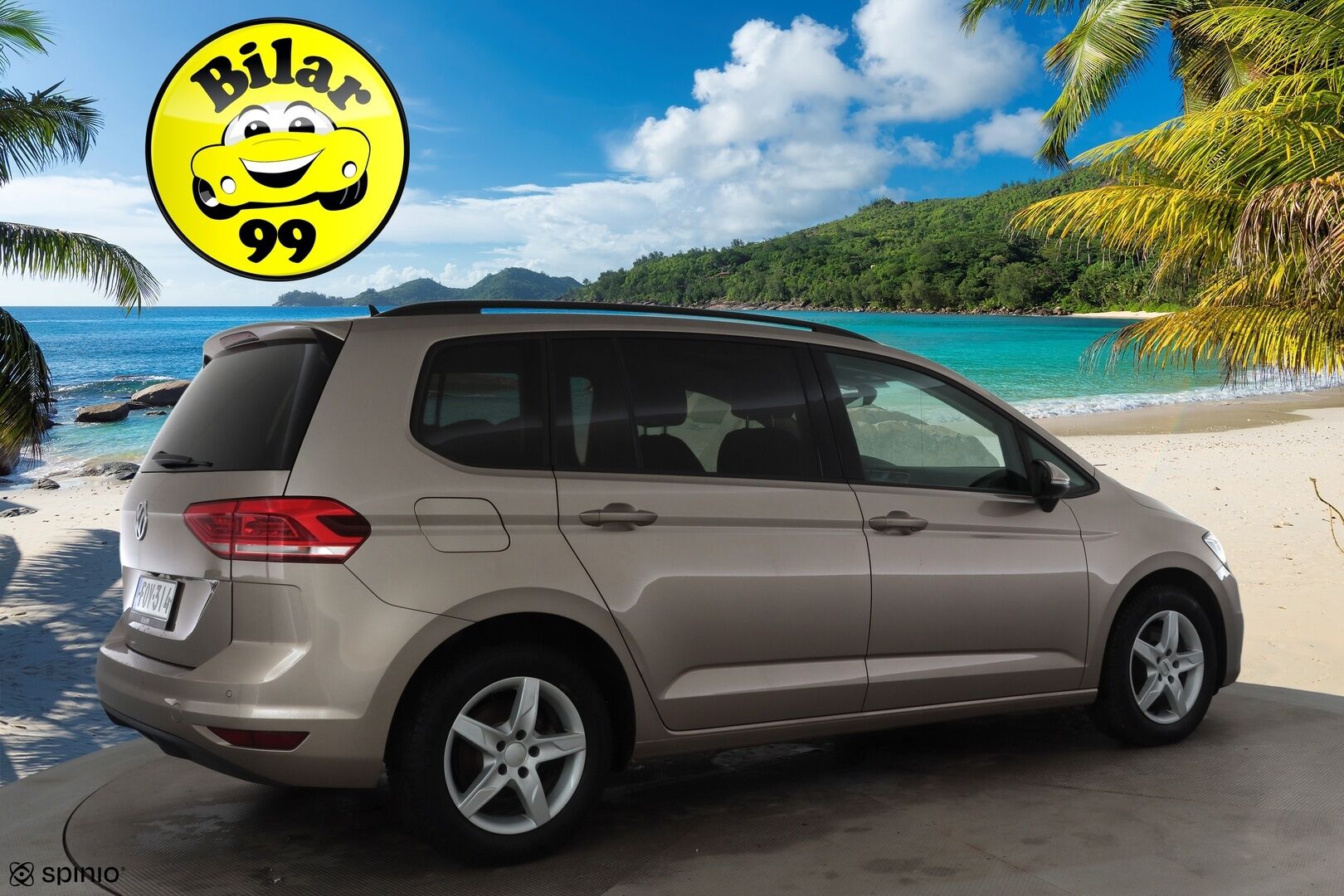 Volkswagen Touran 2019 Highline 1,6 TDI SCR 85 kW DSG * ACC / Webasto / LED / Panorama / Nahkaverhoilu / KEYLESS * - Kahdet renkaat - HULLUT JOULUT KORKOTARJOUS 2,49% 