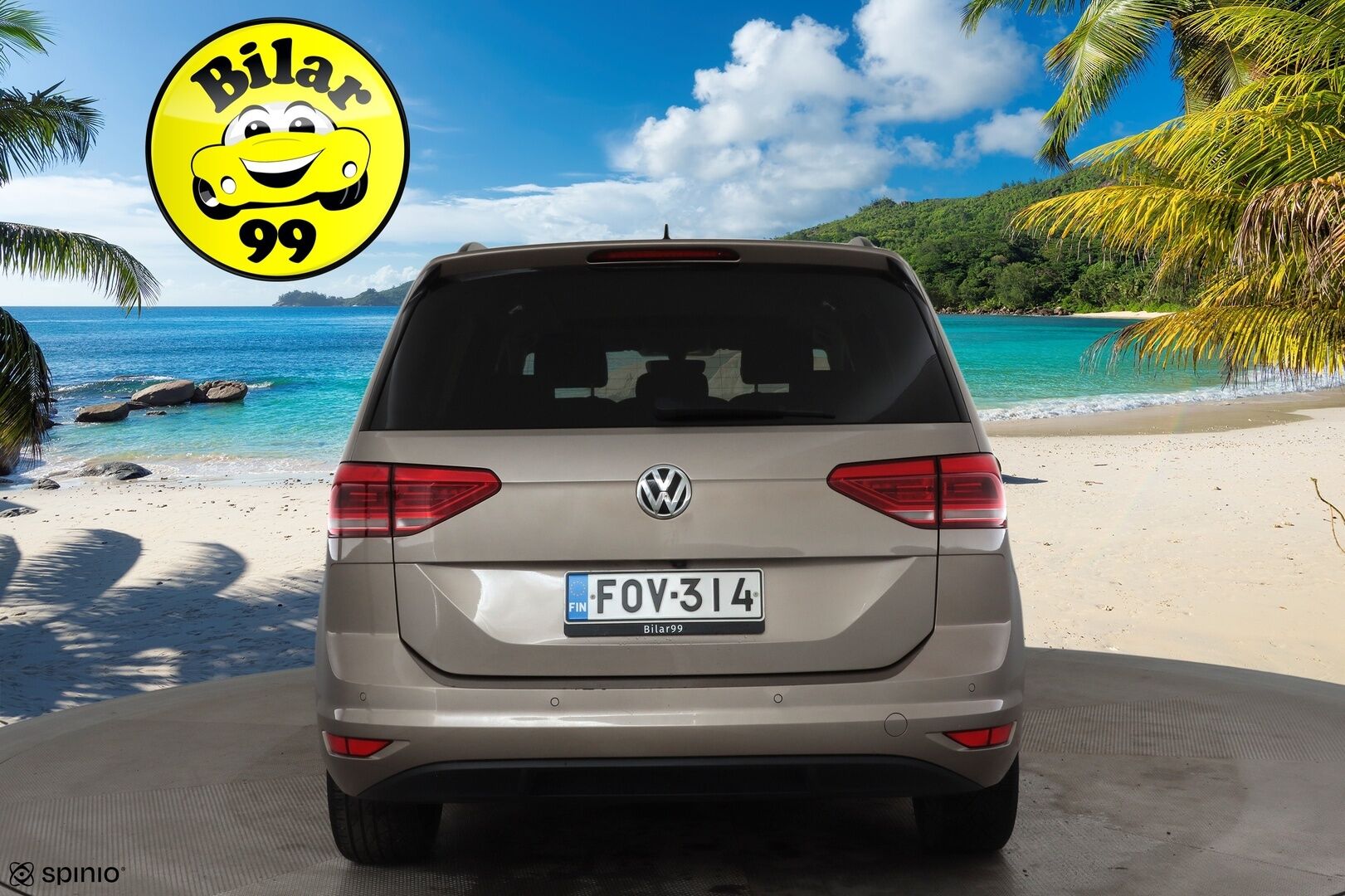 Volkswagen Touran 2019 Highline 1,6 TDI SCR 85 kW DSG * ACC / Webasto / LED / Panorama / Nahkaverhoilu / KEYLESS * - Kahdet renkaat - HULLUT JOULUT KORKOTARJOUS 2,49% 