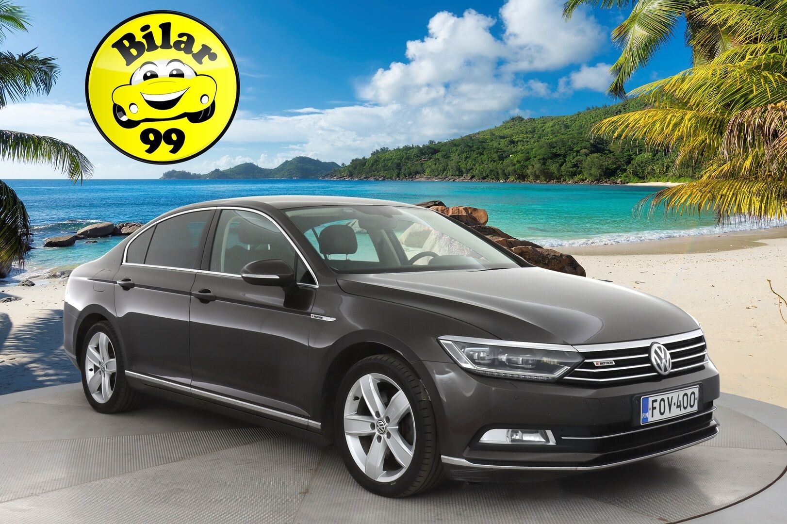 Volkswagen Passat 2017 Sedan Highline 2,0 TDI 140 kW 4MOTION DSG * Webasto / Koukku / ACC / LED / P.Tutkat / Sähköluukku / Keyless * - Kahdet renkaat aluvanteilla - HULLUT AVAJAISHULINAT KORKOTARJOUS 3,29 %