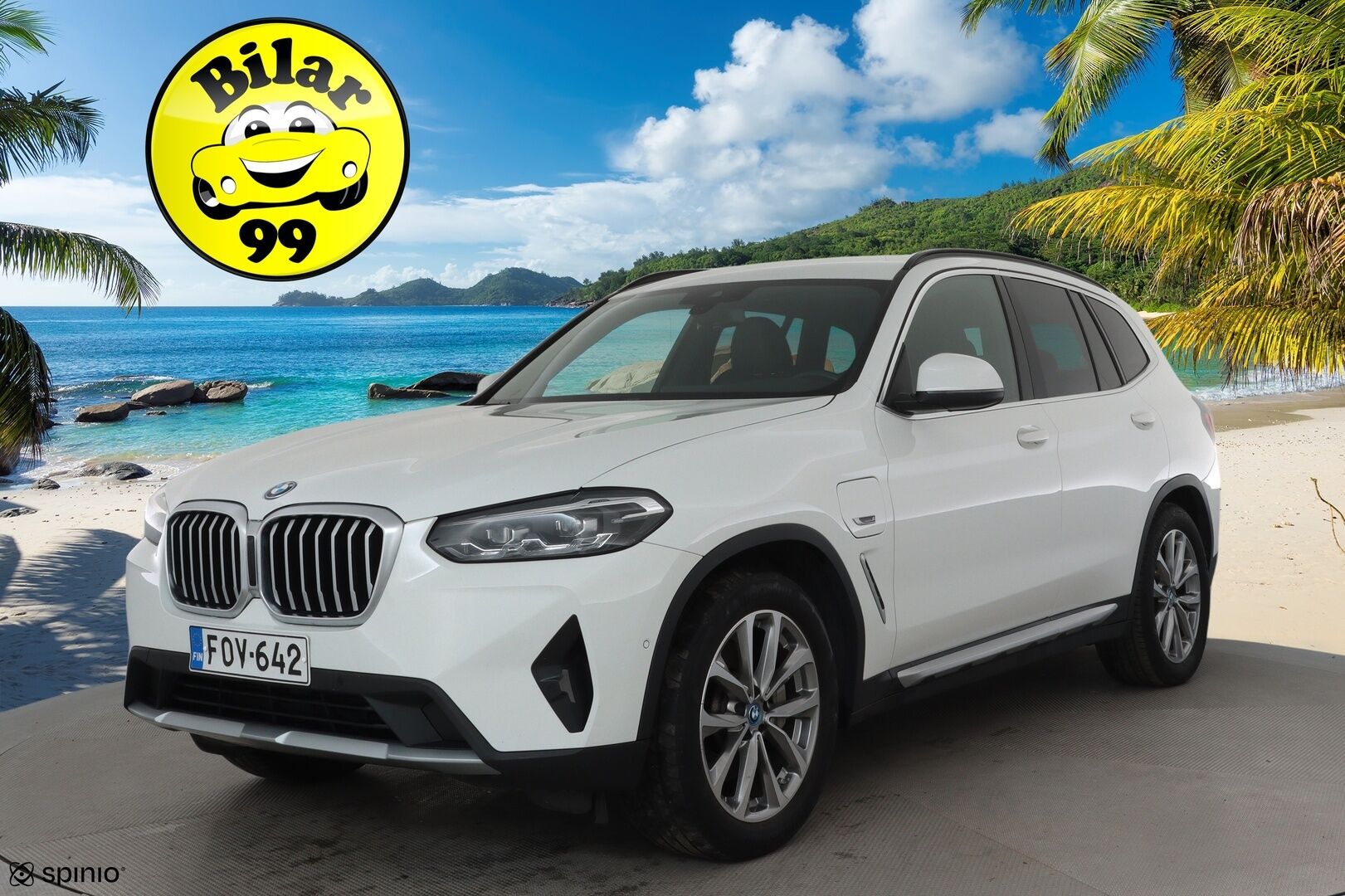 BMW X3 2022 G01 xDrive 30e A Charged Edition *Vakkari / Hifi / P.kamera / LED / Navi / Koukku / Sporttinahat* - 3,99 % KORKOTARJOUS TÄHÄN AUTOON 28.9. ASTI! - Akku kuntotarkastettu SOH 97,7% / 1.Om Suomi-auto / Kahdet renkaat aluvanteilla / Merkkihuollettu