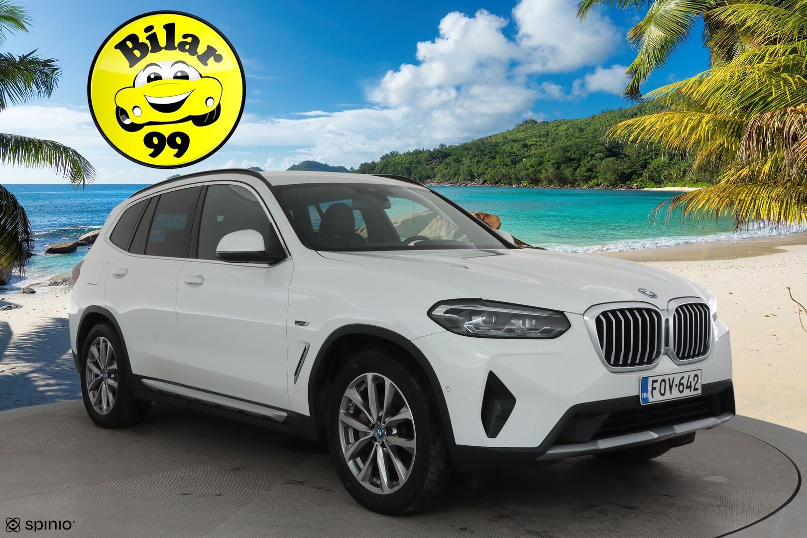 BMW X3 2022 G01 xDrive 30e A Charged Edition *Vakkari / Hifi / P.kamera / LED / Navi / Koukku / Sporttinahat* - 3,99 % KORKOTARJOUS TÄHÄN AUTOON 28.9. ASTI! - Akku kuntotarkastettu SOH 97,7% / 1.Om Suomi-auto / Kahdet renkaat aluvanteilla / Merkkihuollettu